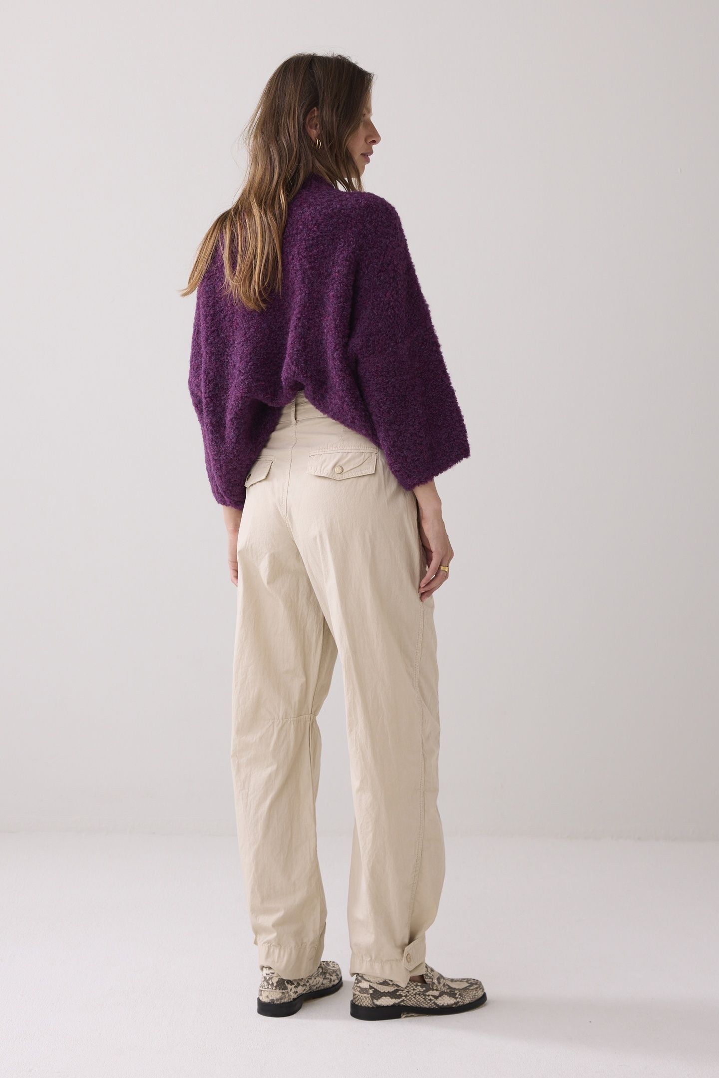LOOSE CARGO CRISPY PLAIN WEAVE ASH 3