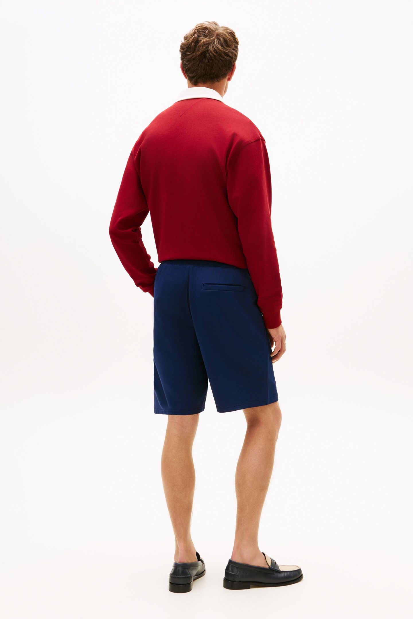 TOMMY LOGO SWEATSHORT CARBON NAVY 3