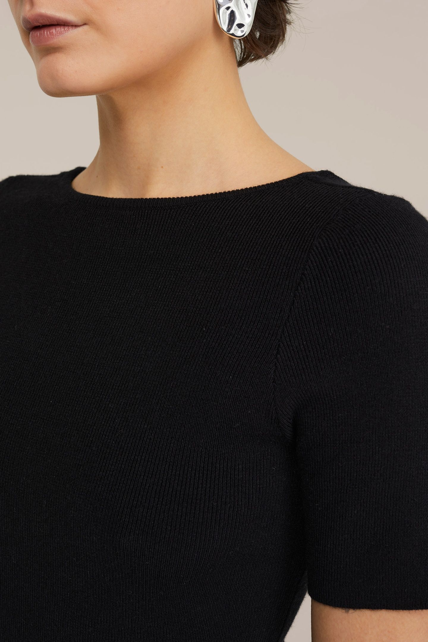 KNITTED PULLOVER BLACK 5