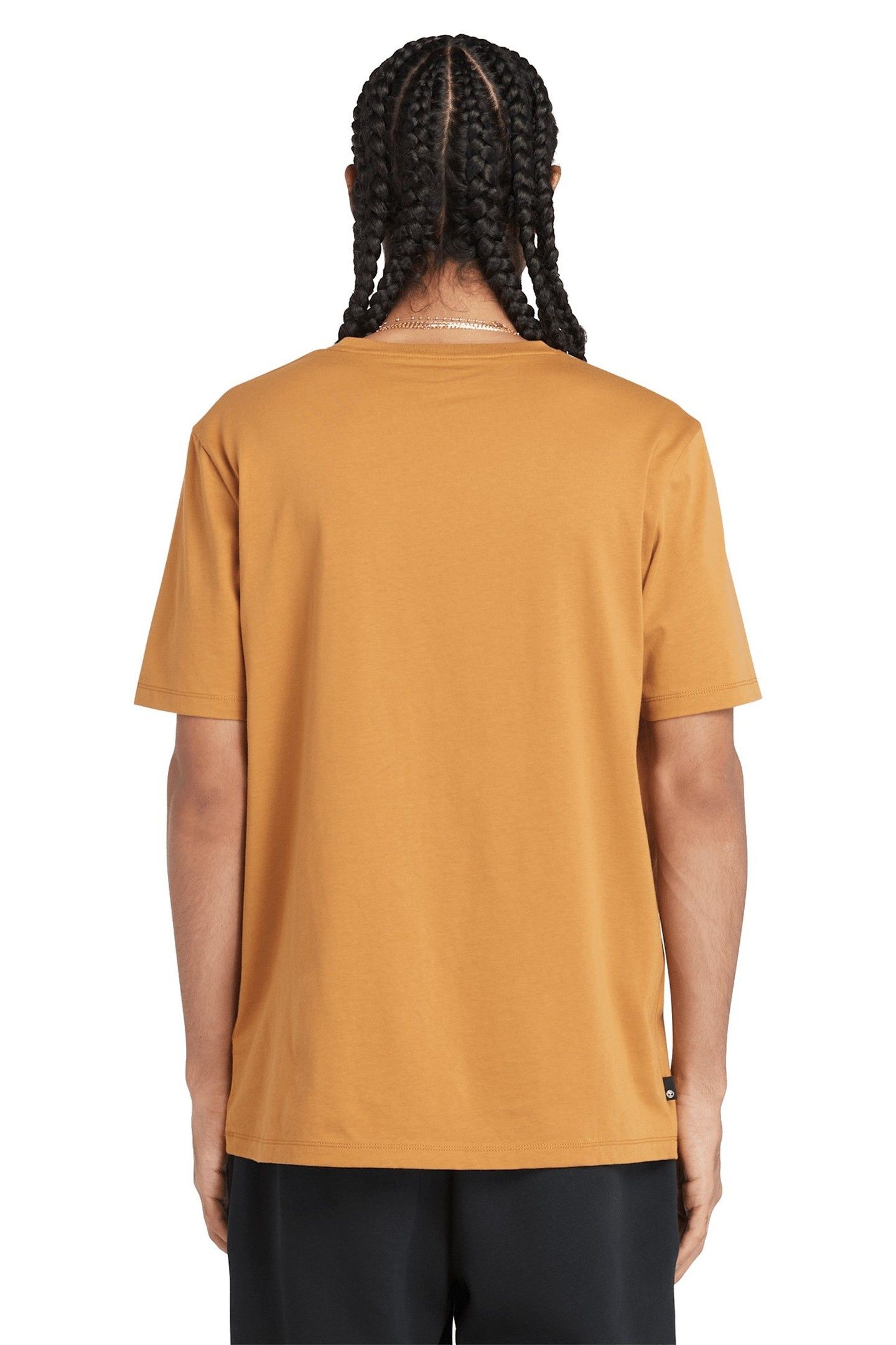 LINEAR LOGO SHORT SLEEVE TEE MEDIUM BROWN 2