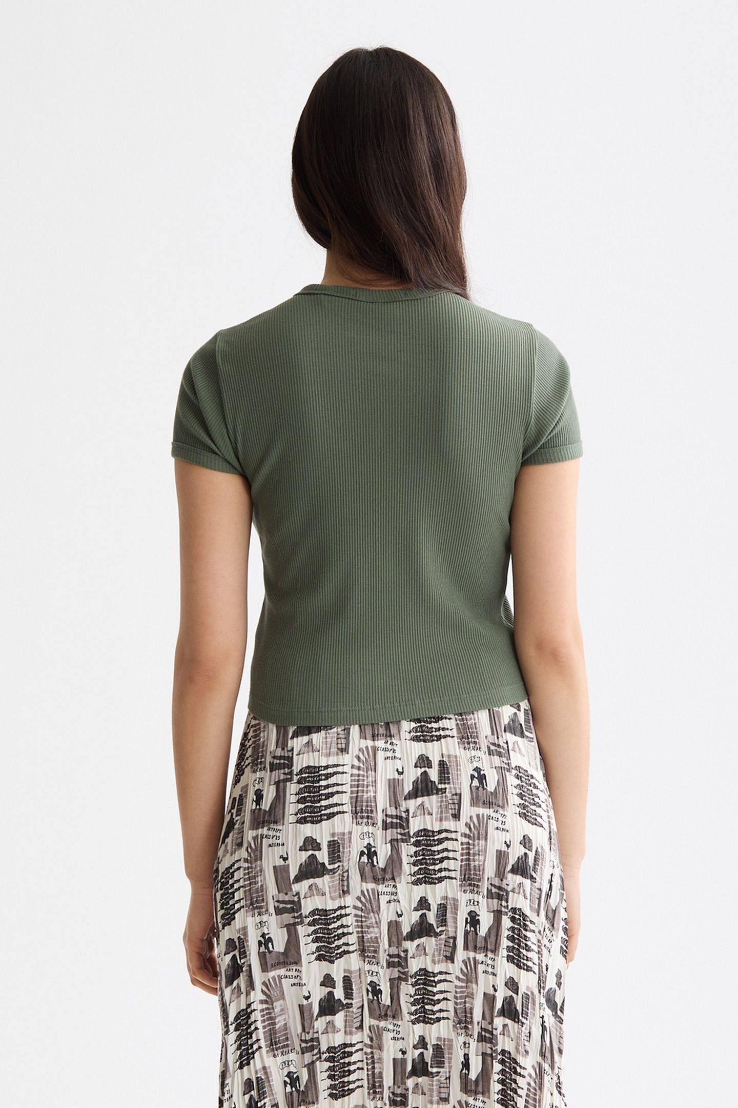 BABY RIB T-SHIRT THYME 4