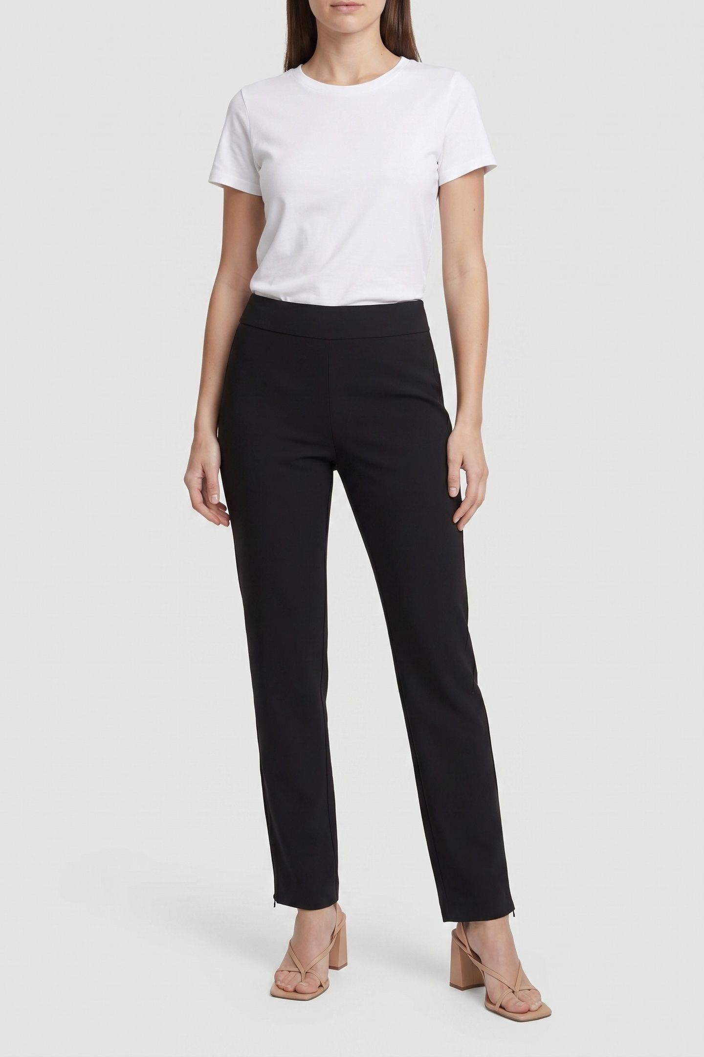 THE ULTIMATE MUSE STRAIGHT LEG TROUSERS | BLACK BLACK 1
