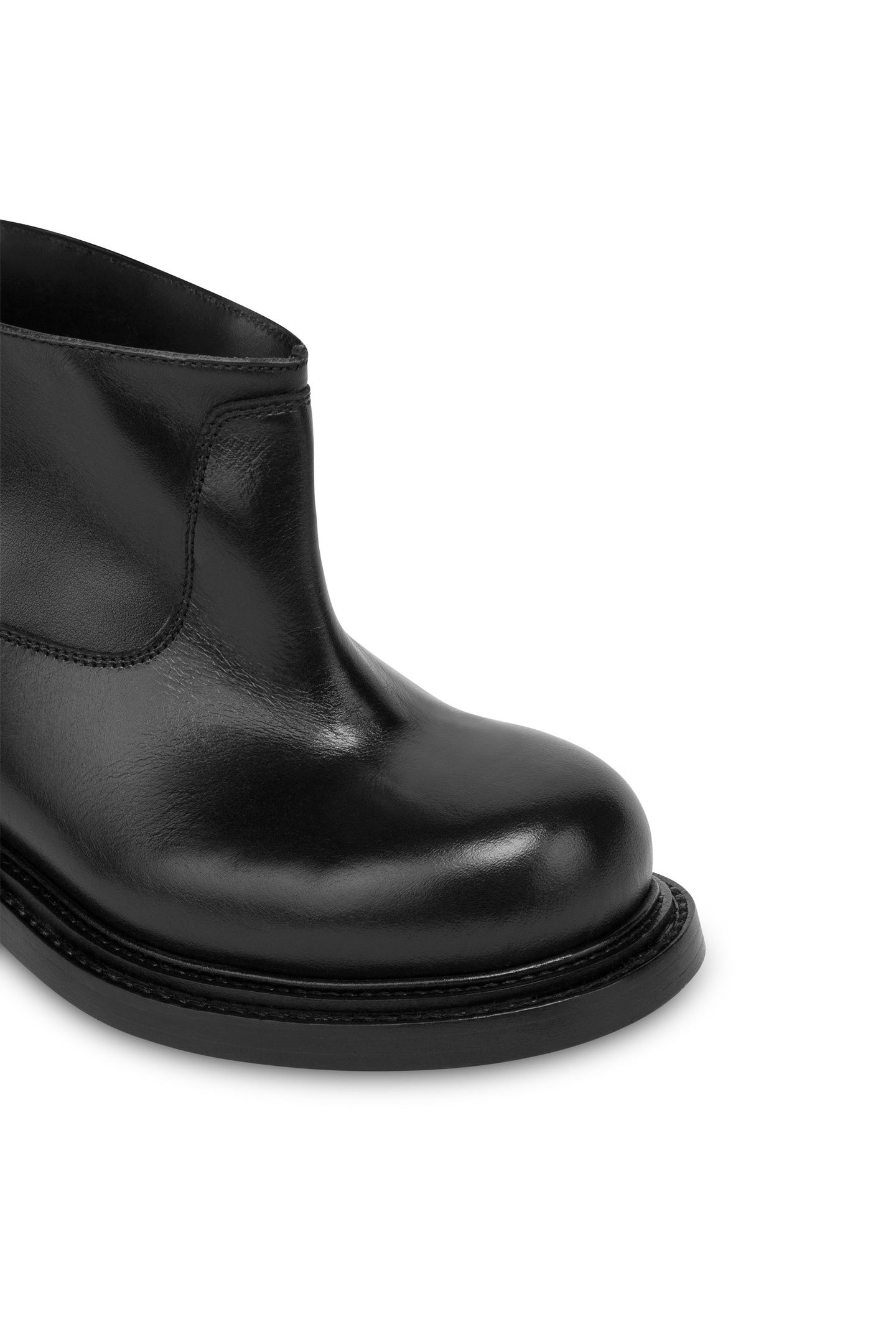 OLIVIA CALFSKIN ANKLE BOOTS BLACK 4