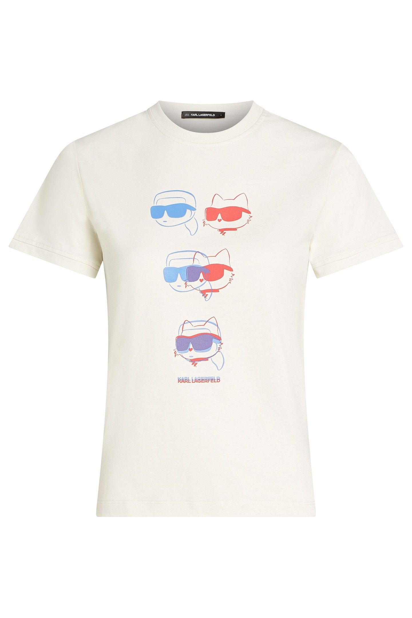 IKON COLOUR FITTED T-SHIRT CANNOLI CREAM 4