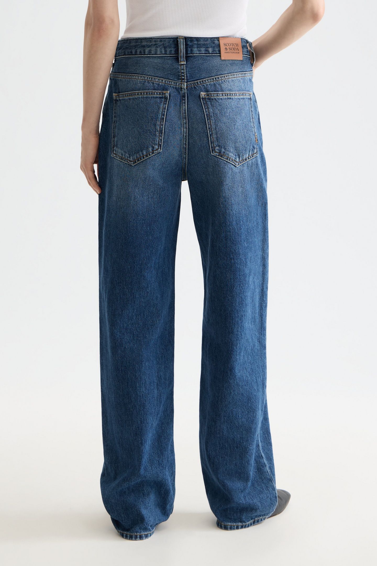 RIPPLE STRAIGHT JEANS — ABSOLUTE BLUE 3