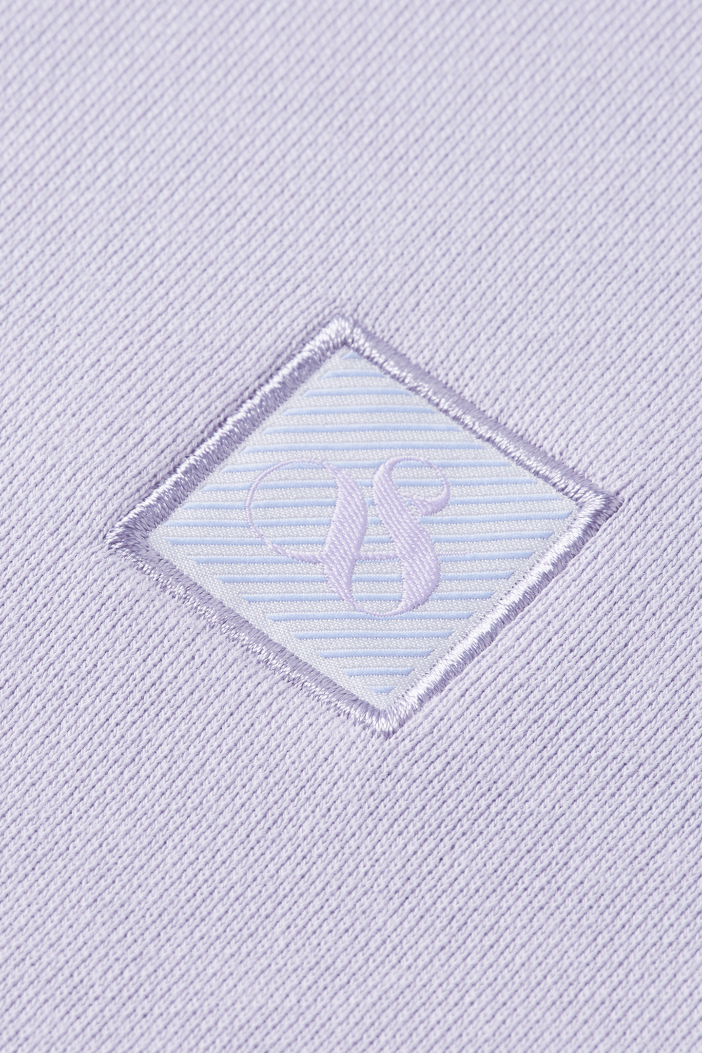 REGULAR-FIT LOGO BADGE HOODIE LANGUID LAVENDER 3