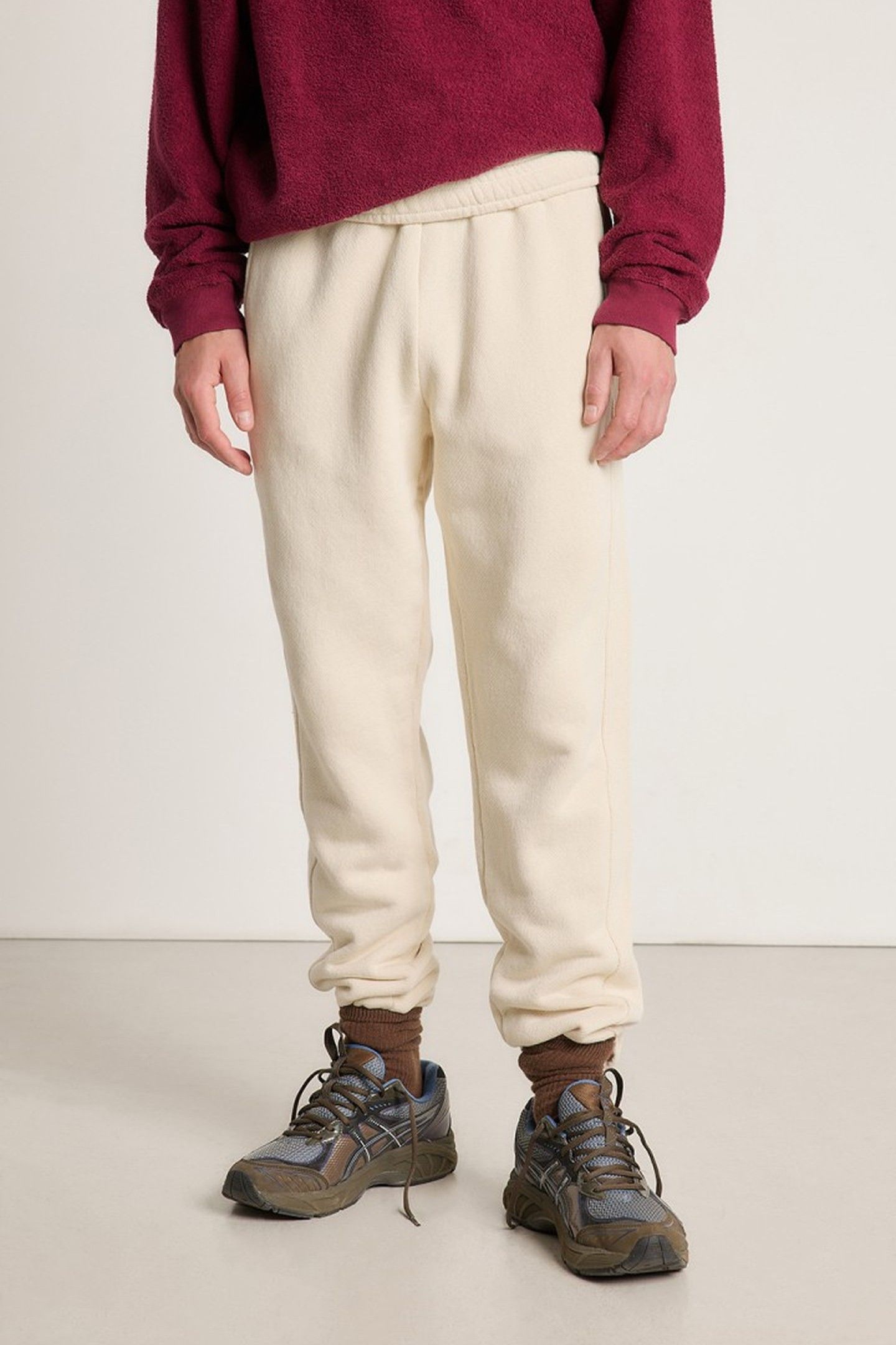 XYBAY SWEAT PANTS ECRU 2