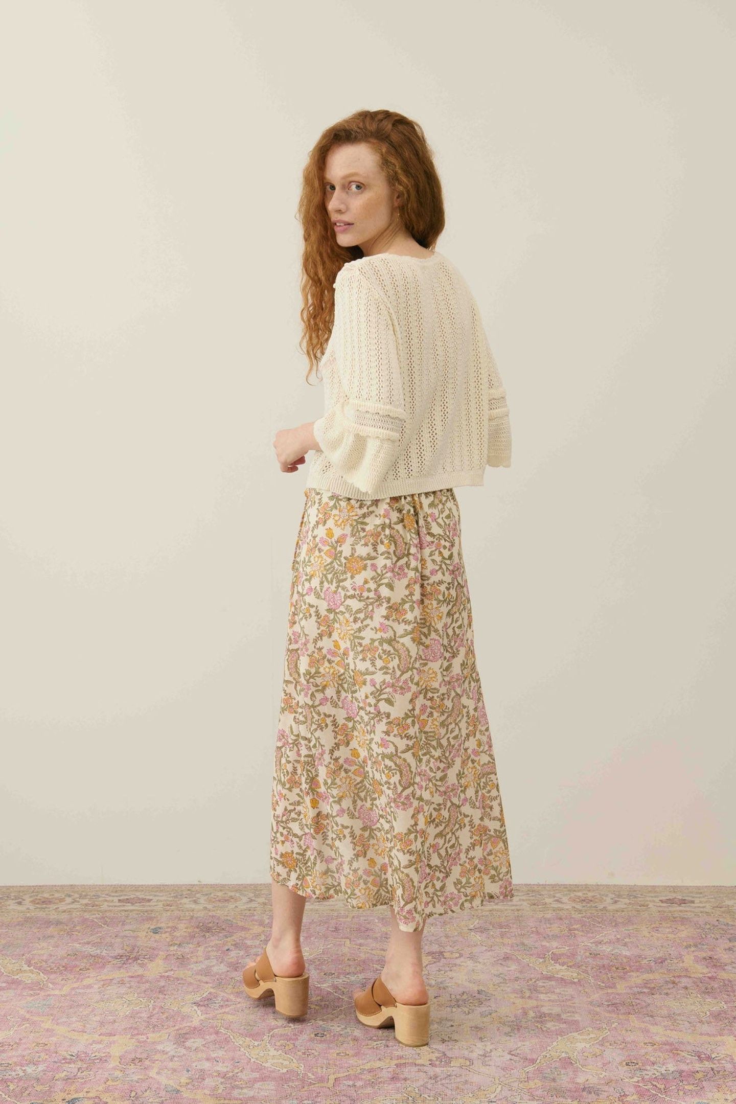 SKIRT LUCIA CREAM MIMOSA SPRING 2