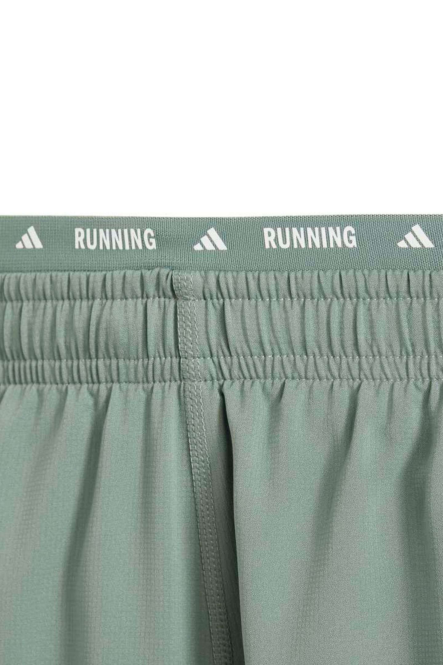 UNISEX PERFORMANCE OWN THE RUN 3 STRIPES 2IN1 SHORT SILVER G 2