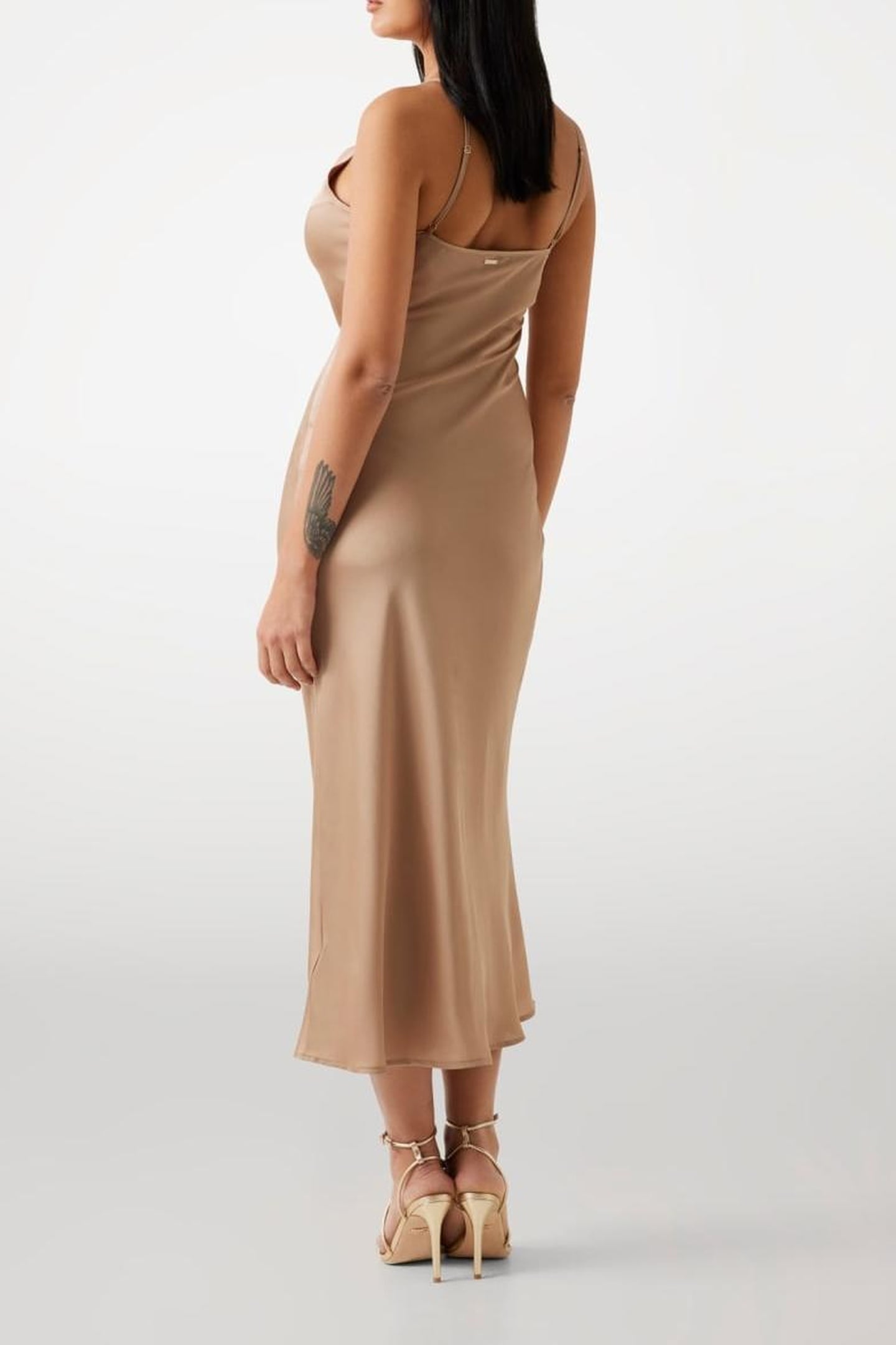 GUESS ECO AKILINA DRESS WET SAND 5
