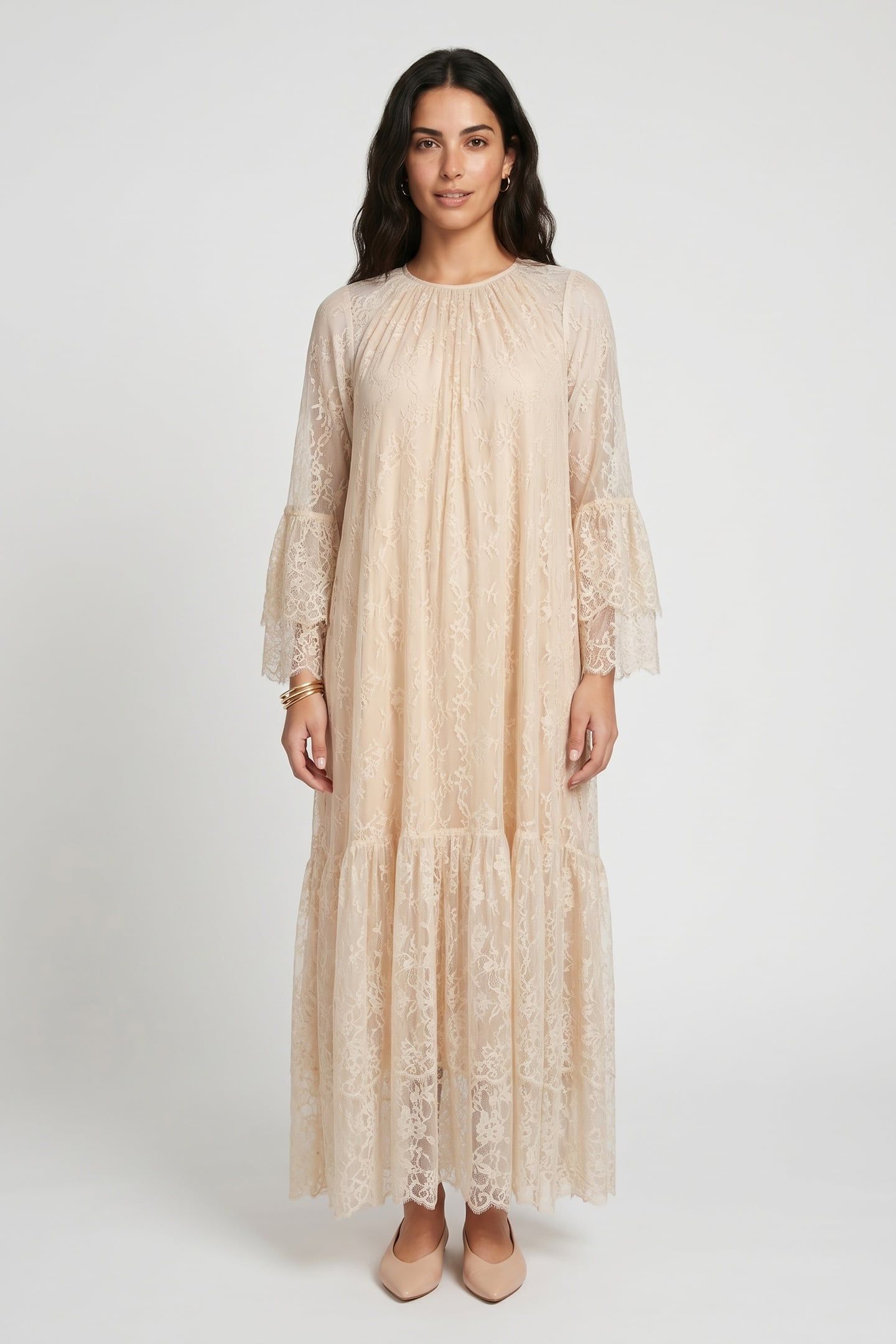 JULIA LACE DRESS WHITE 1