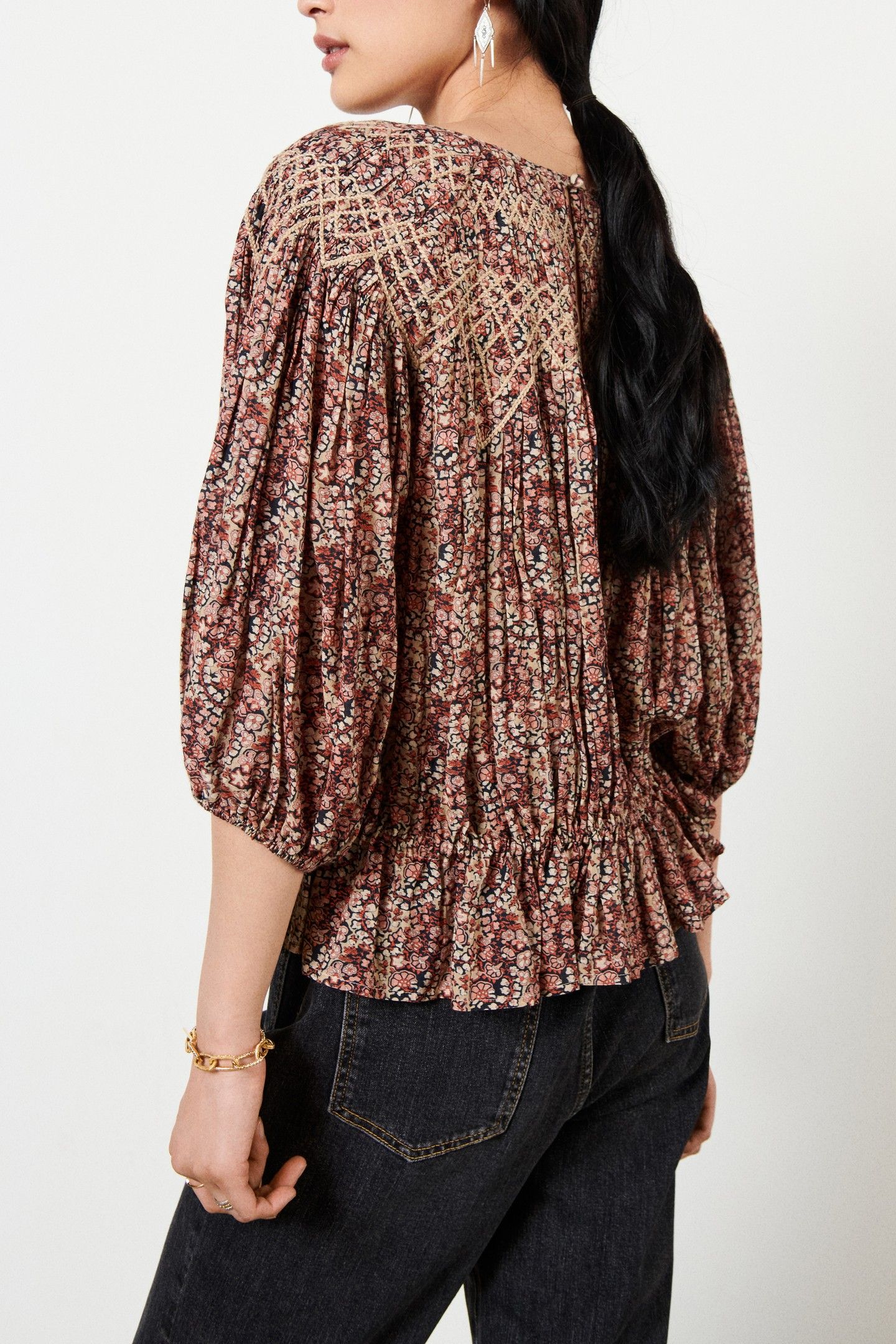 BLOUSE ISAURE GREIGE 2
