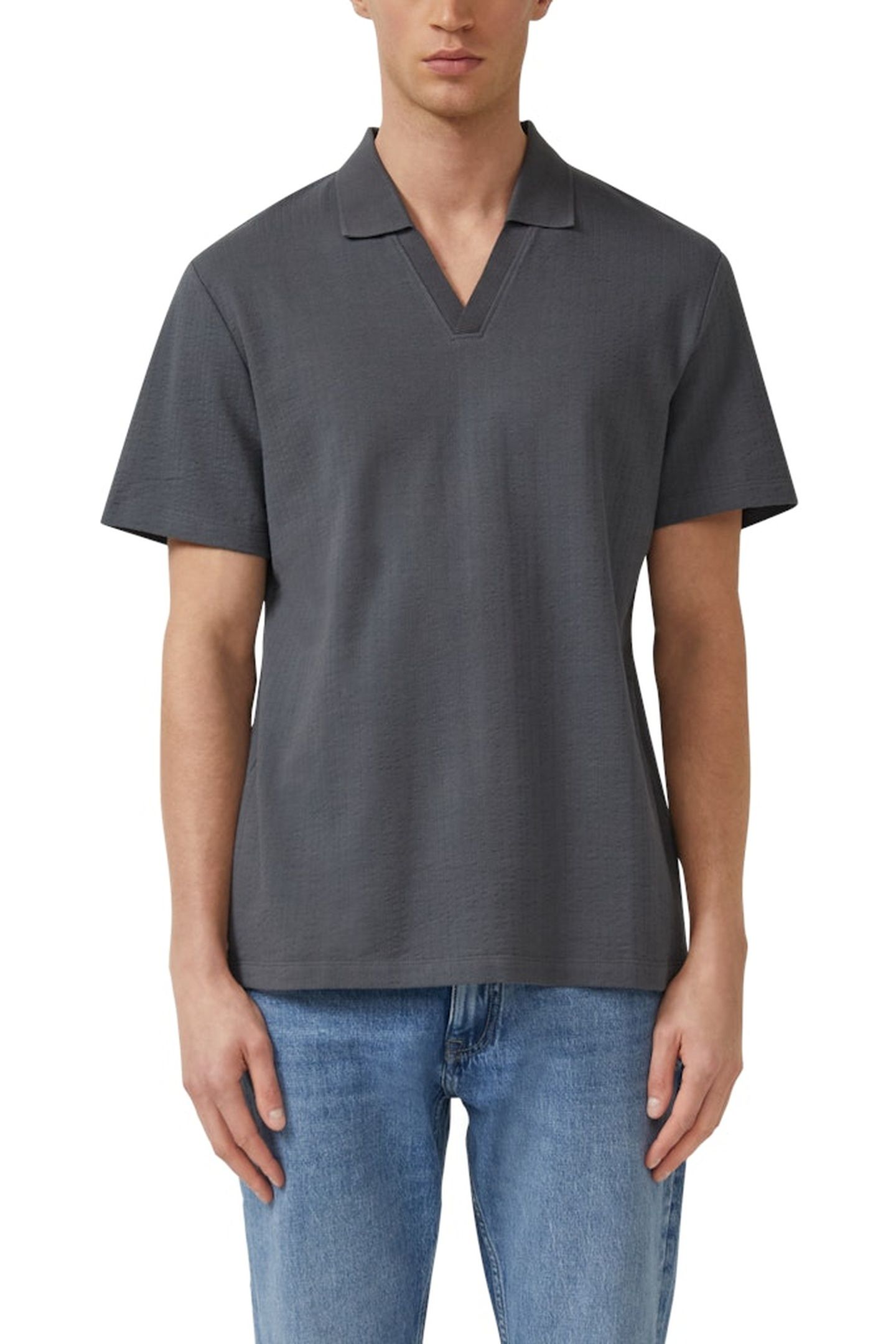 S.OLIVER POLOSHIRTS GREY/BLACK 1