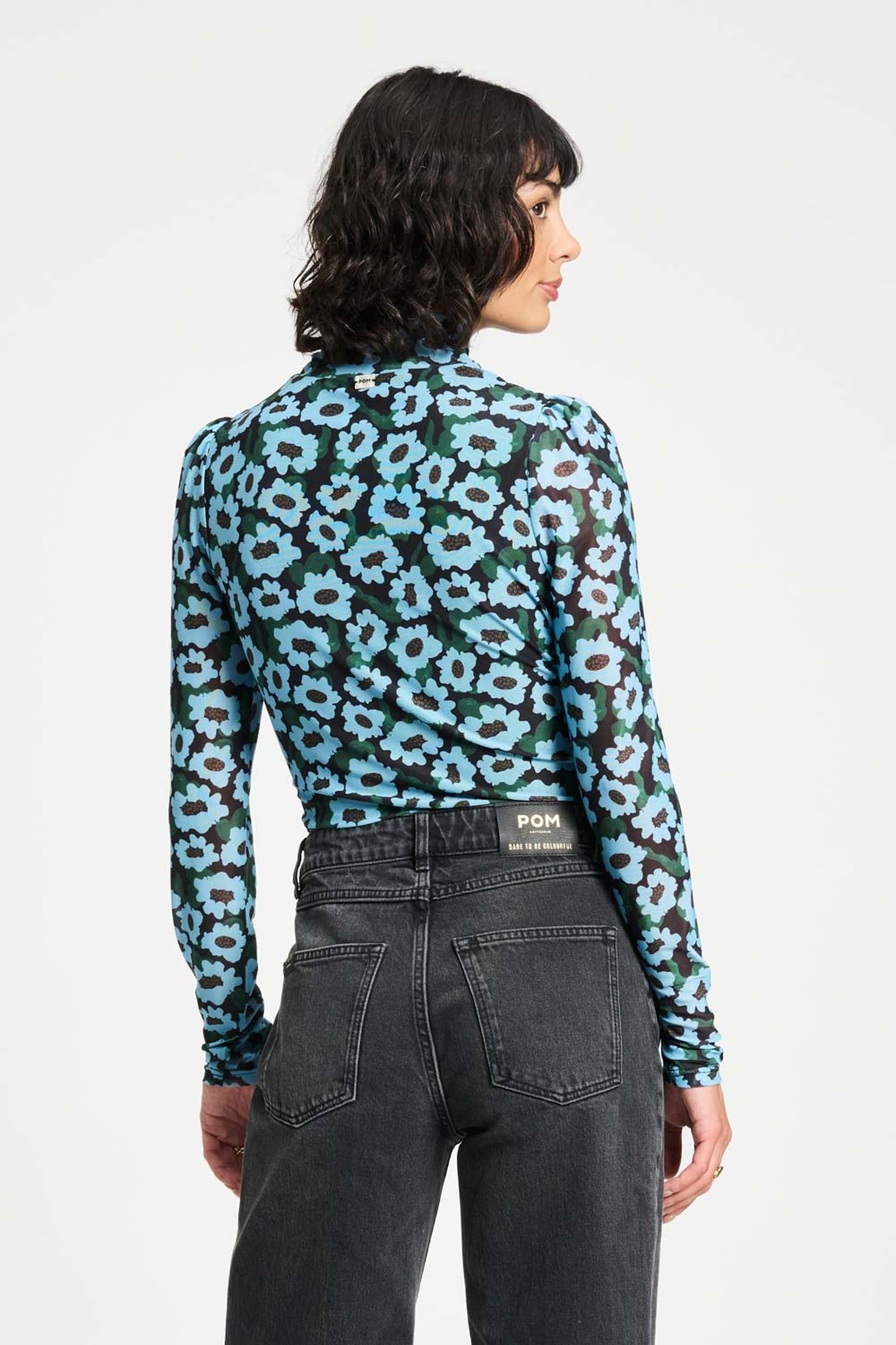 TURTLENECK - WILD FLOWERS BLUE 3