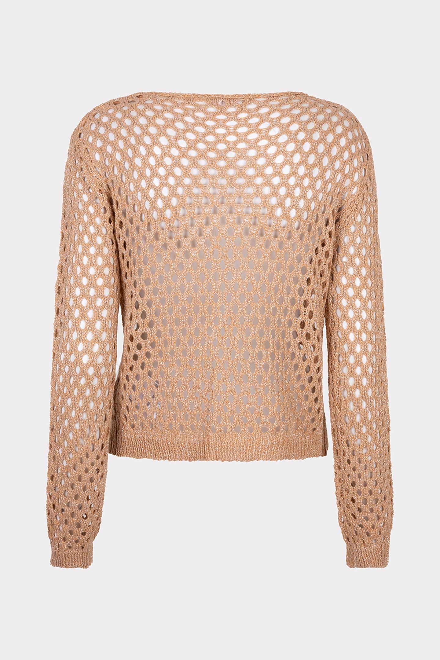 CARDIGAN SINGLE BUTTON LUREX PRALINE 5