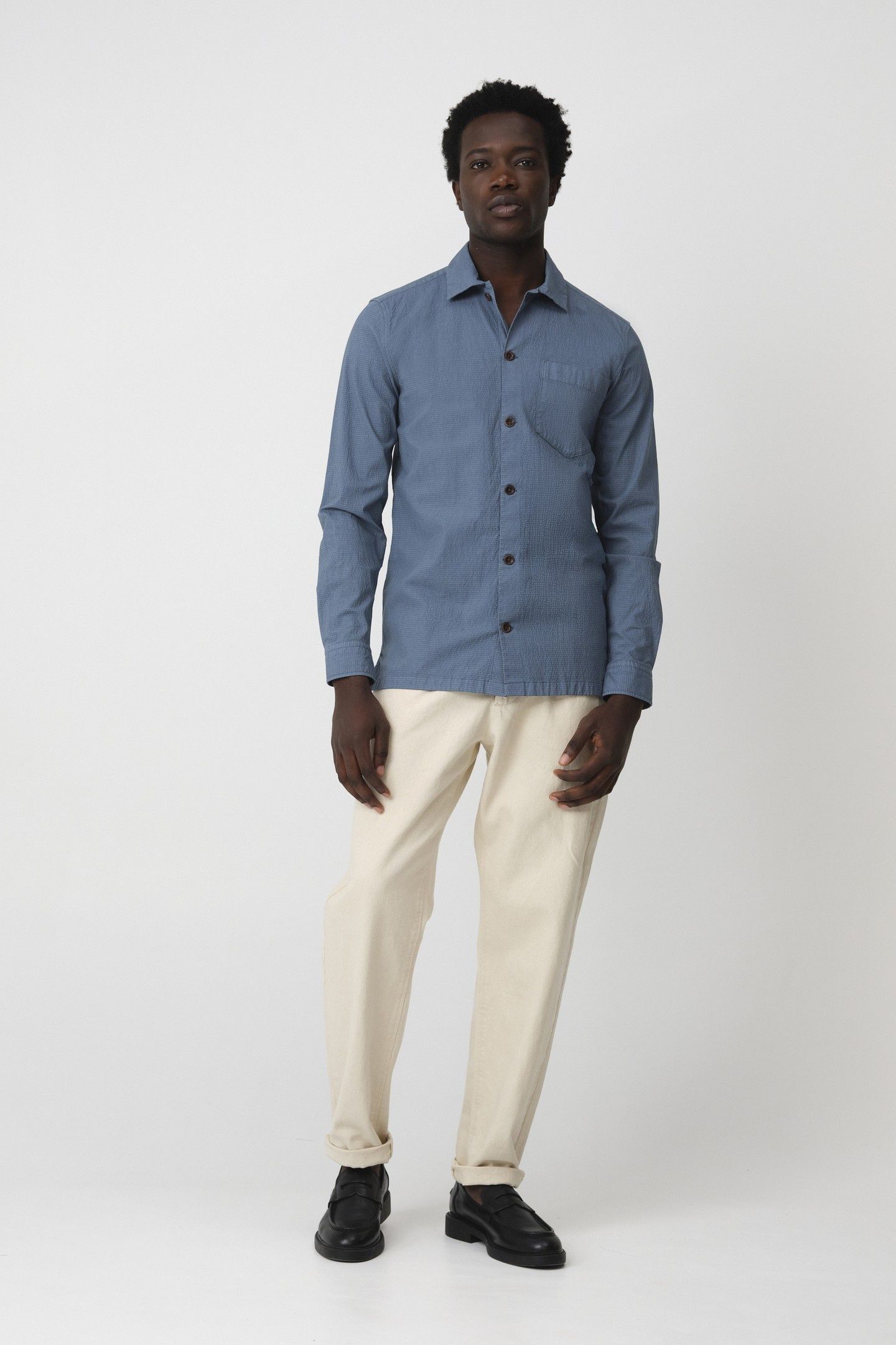 CASUAL SHIRT LM BLUE 2
