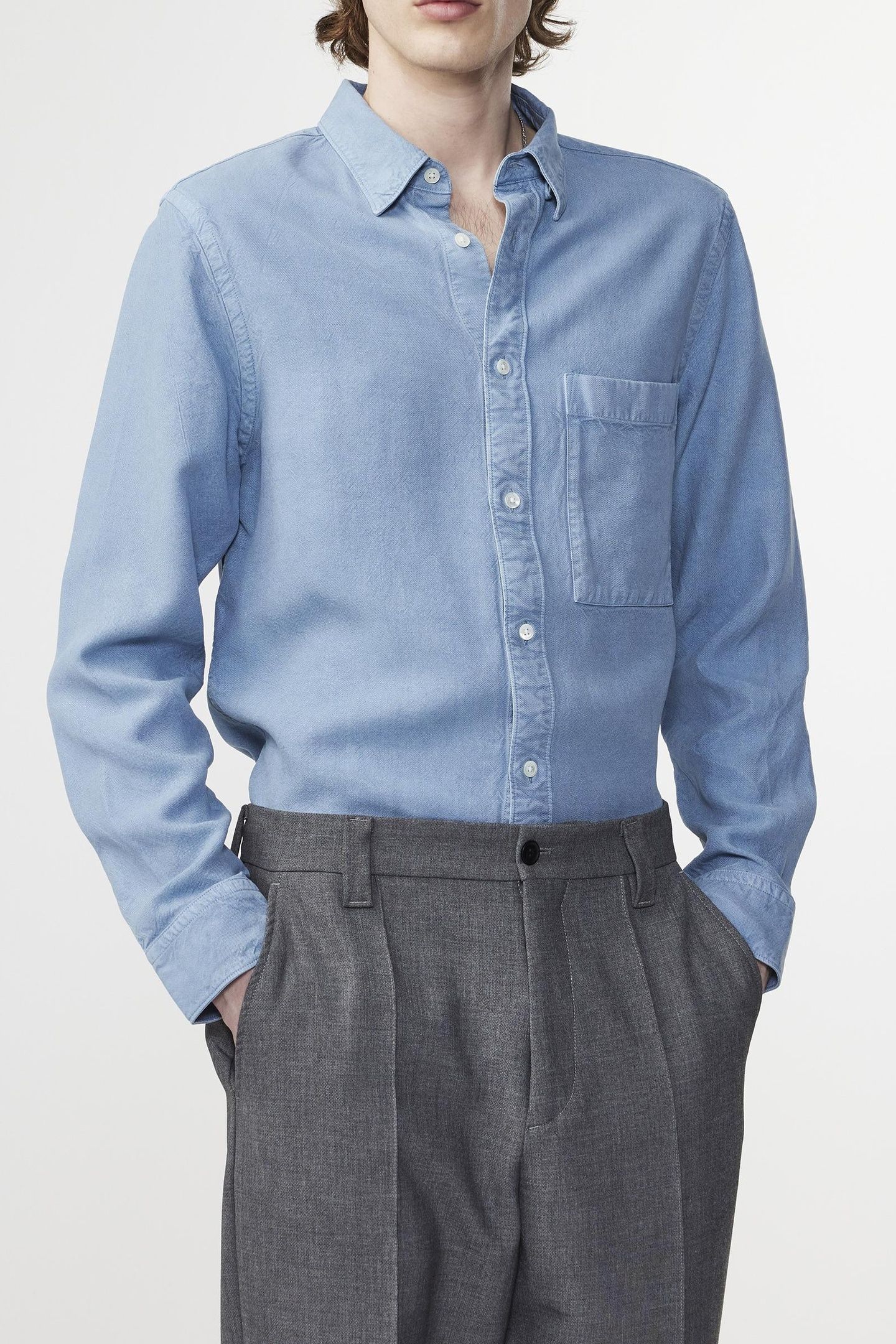 COHEN SHIRT 5213 SHIRTS TINK BLUE 1