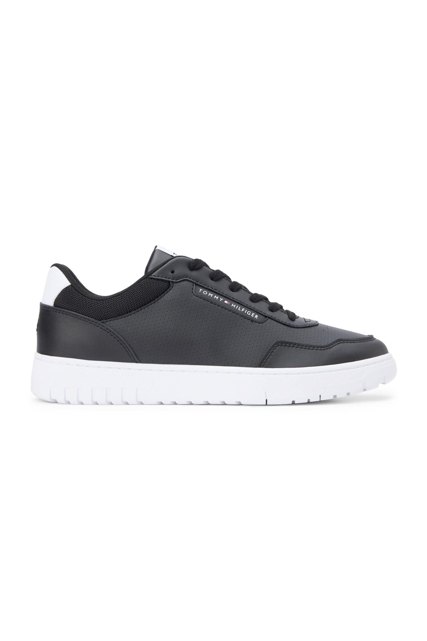 BASKET CORE LITE LEATHER SHOES BLACK 1