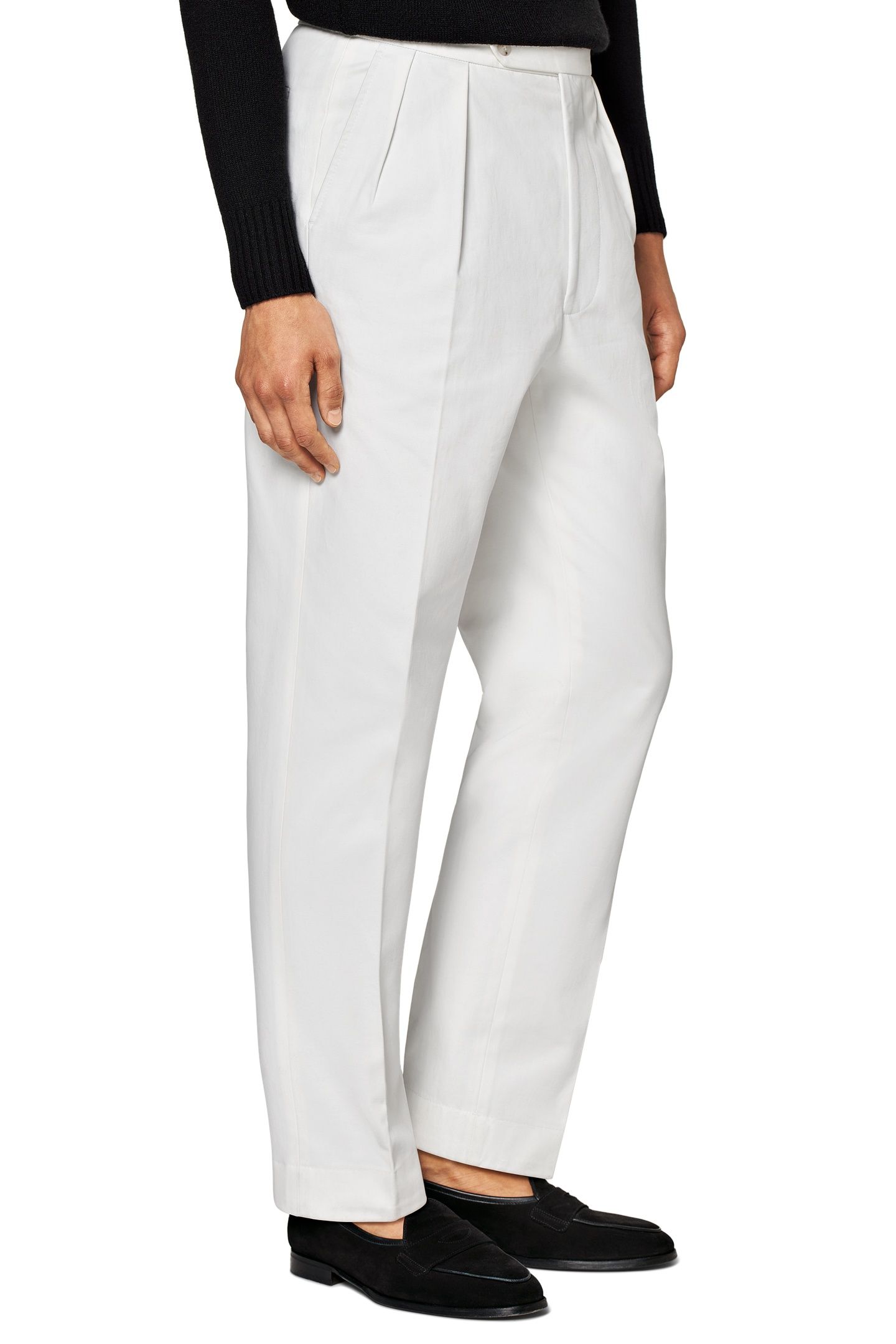 MIRA-OFF-WHITE FORMAL TROUSERS OFF-WHITE 4