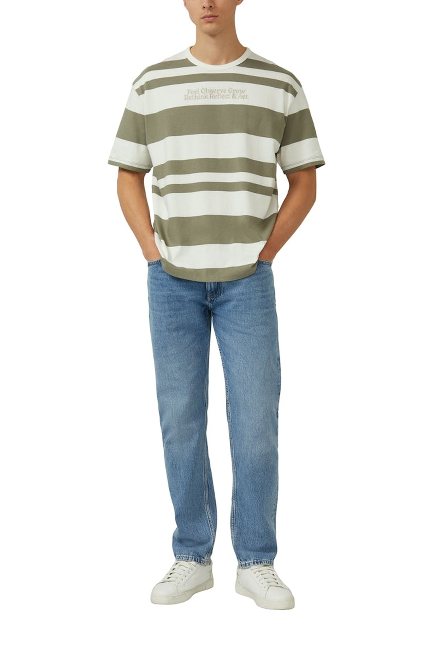 S.OLIVER T-SHIRTS ARMY GREEN 4