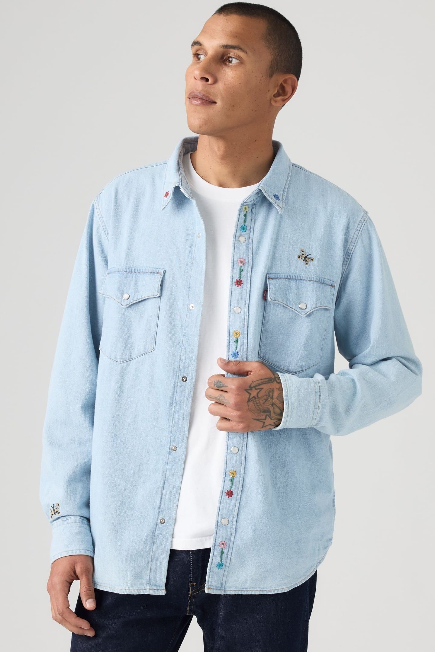 RELAXED FIT WESTERN SHIRT 1