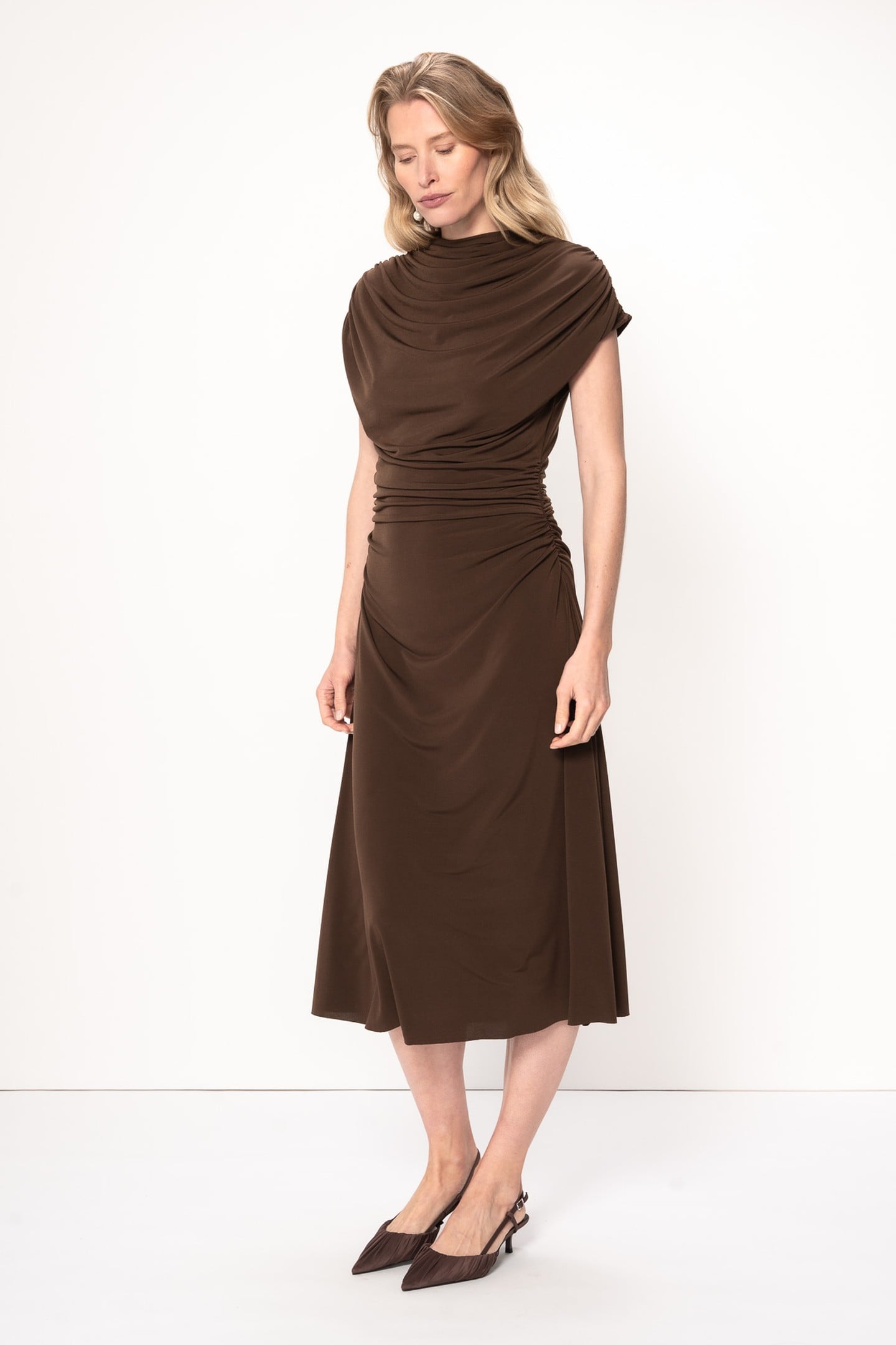 TALIA DRESS MOCHA 2