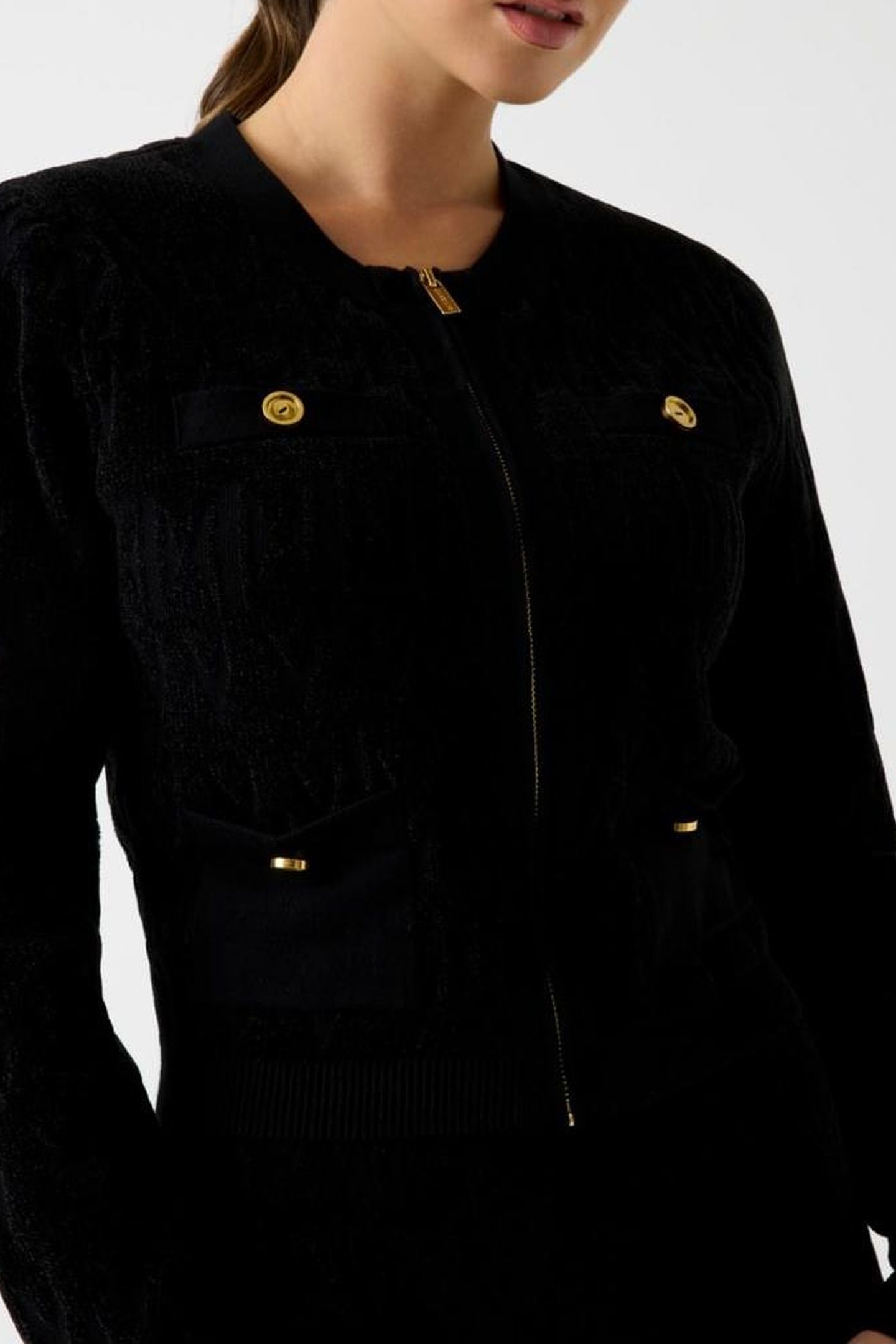 ADELE LOGO CHENILLE JET BLACK A996 2