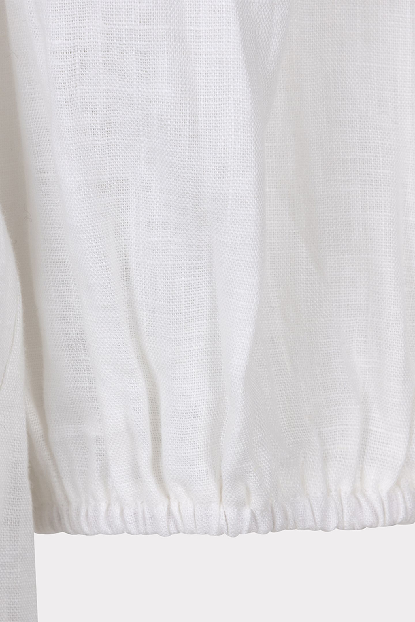 BLOUSE R-NECK LINEN OFF WHITE 7