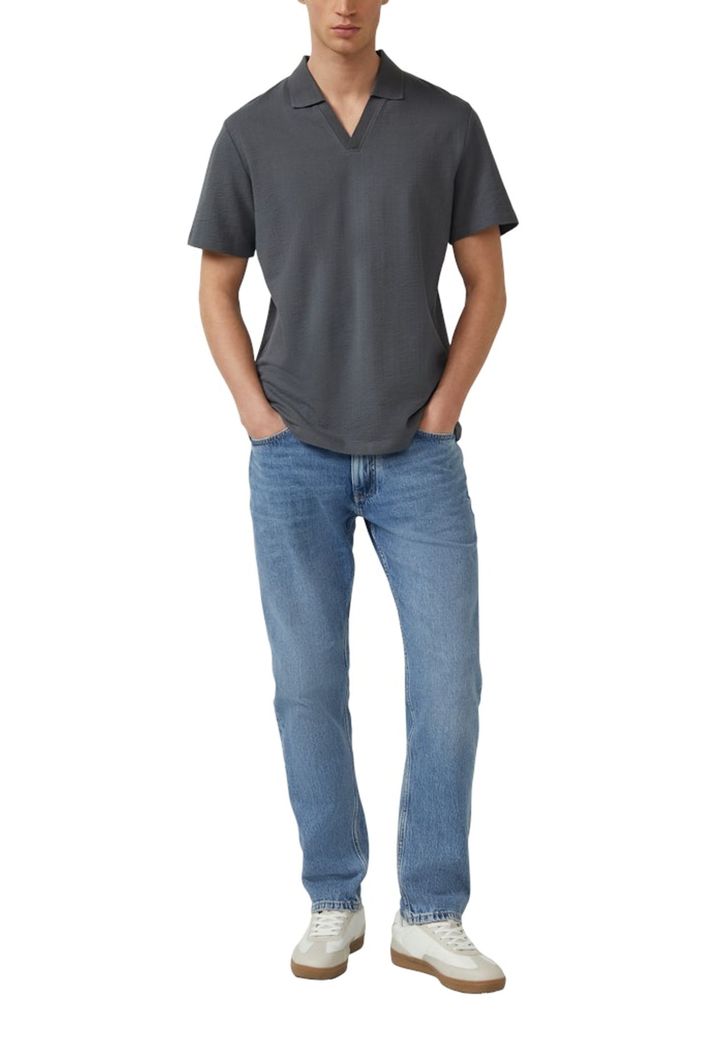 S.OLIVER POLOSHIRTS GREY/BLACK 2