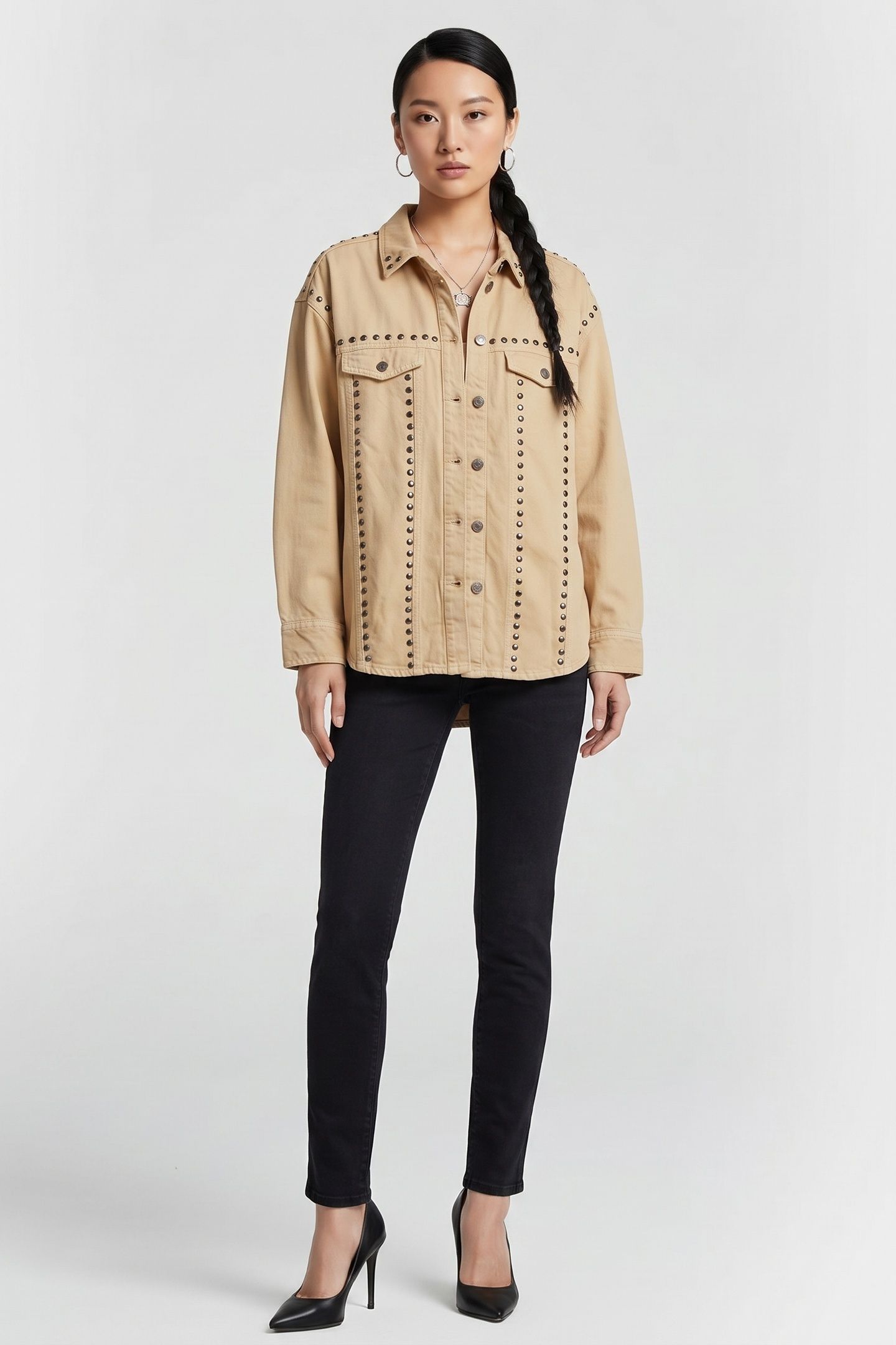 FREDERIKA SHIRT BEIGE 1