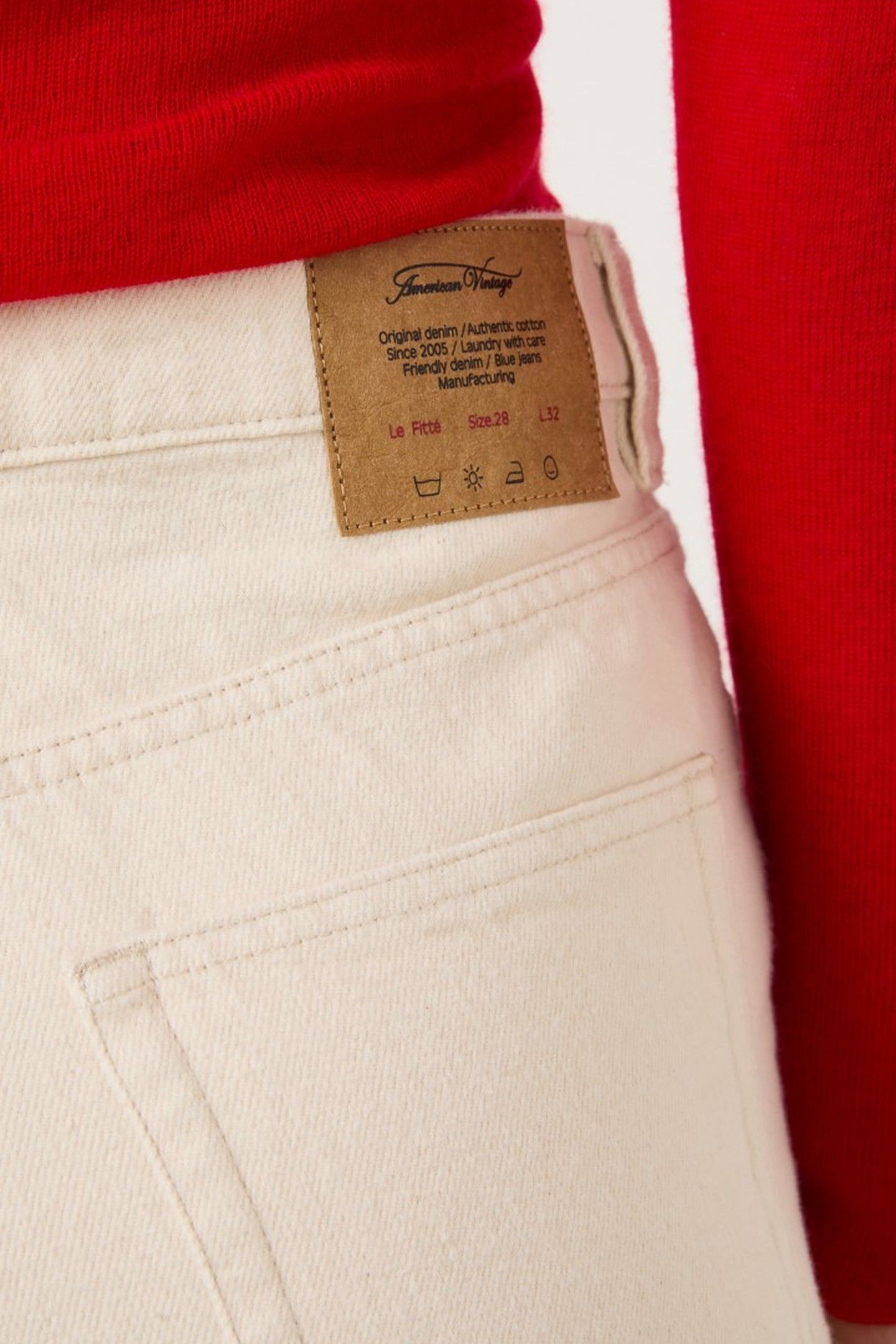 SPYWOOD 5 POCKETS JEANS ECRU 9