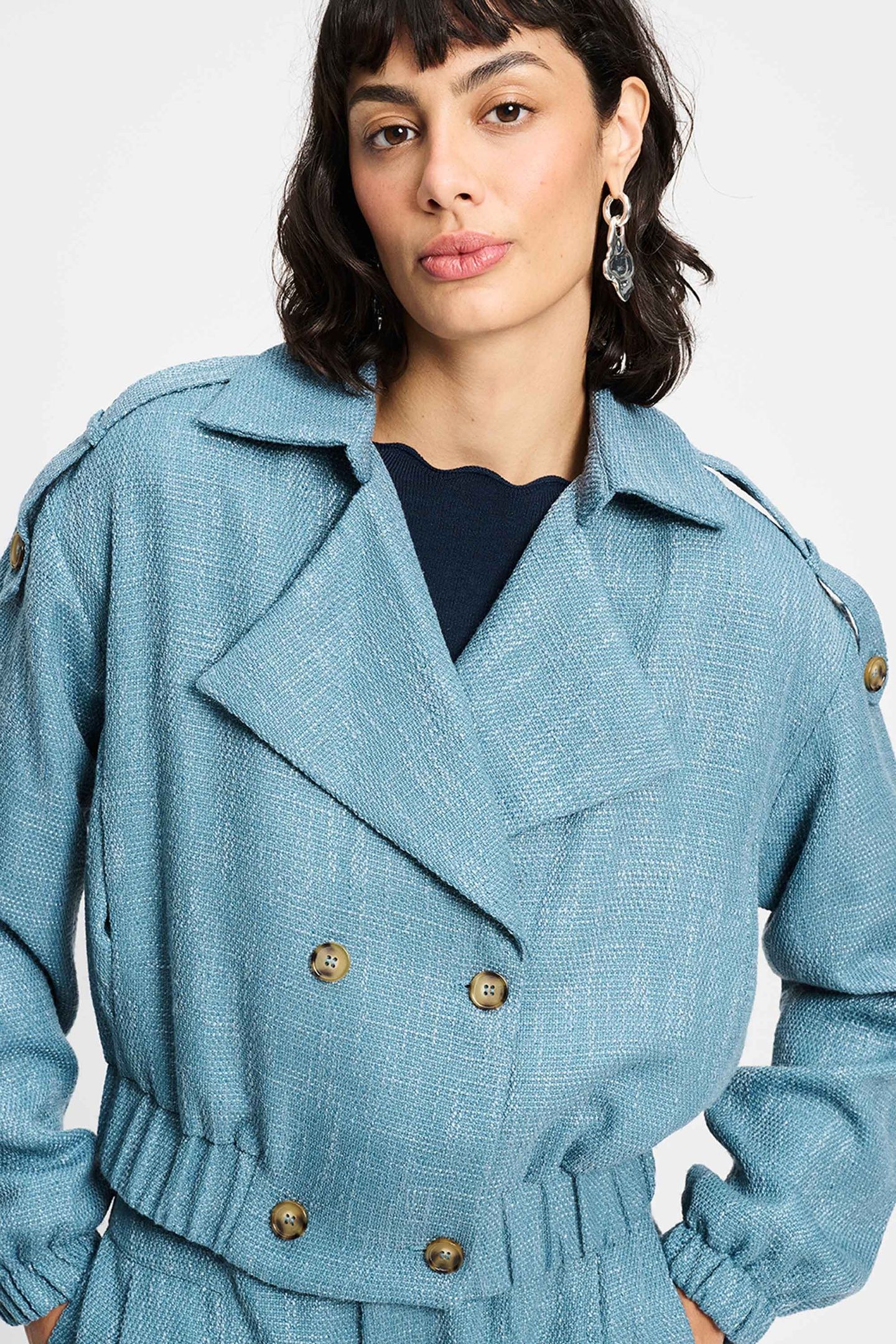 JACKET - BOUCLÉ DAWN BLUE 5