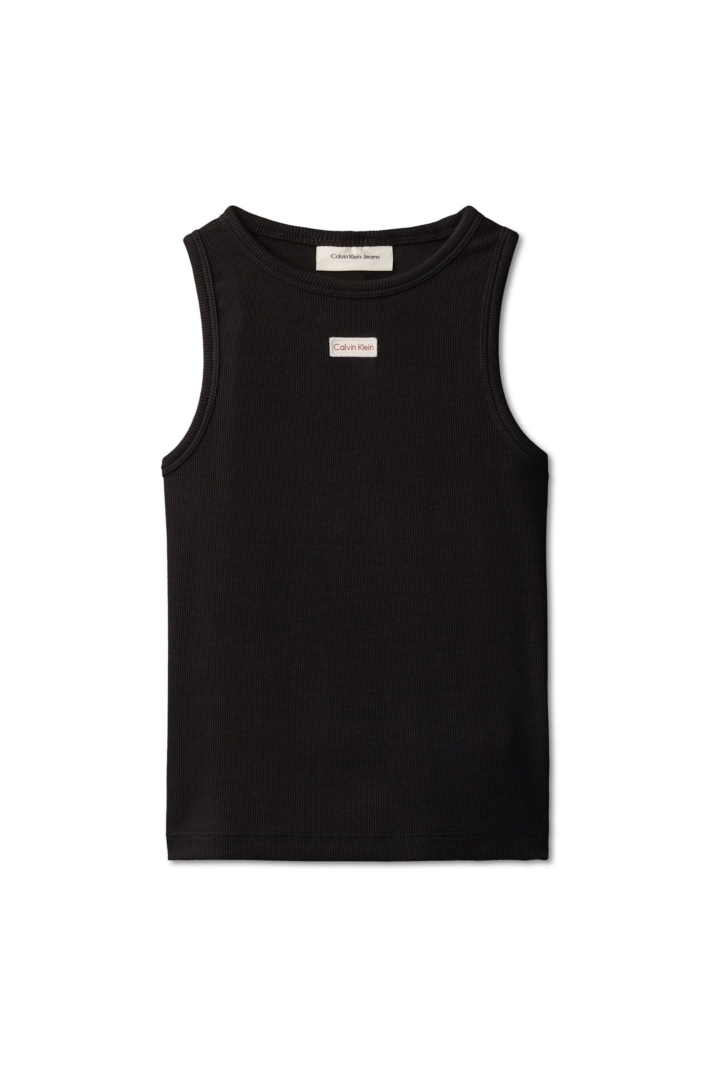 GIRLS RIB TANK TOP BLACK 5