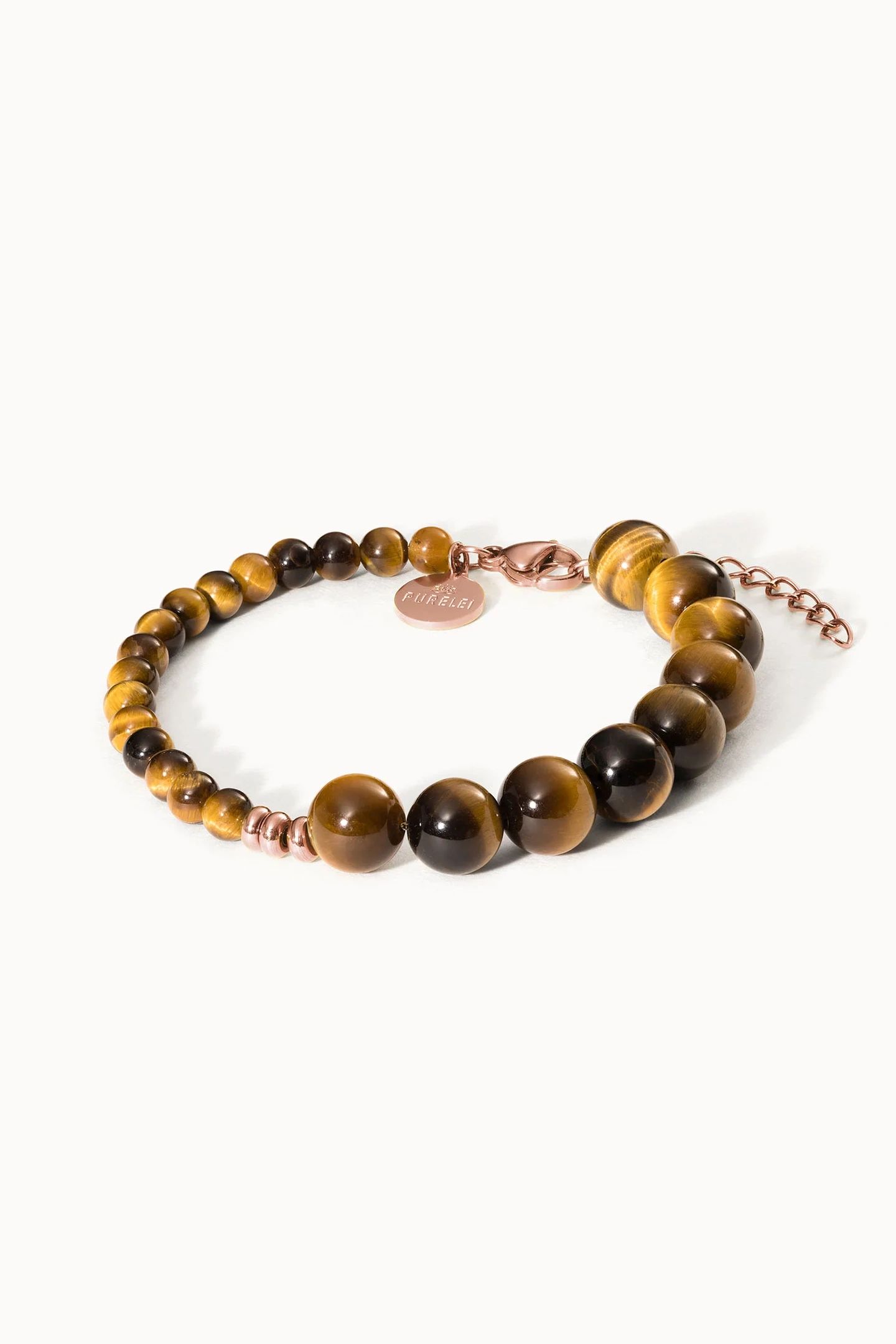 TIGER'S EYE ARMBAND ROSEGOLD 2