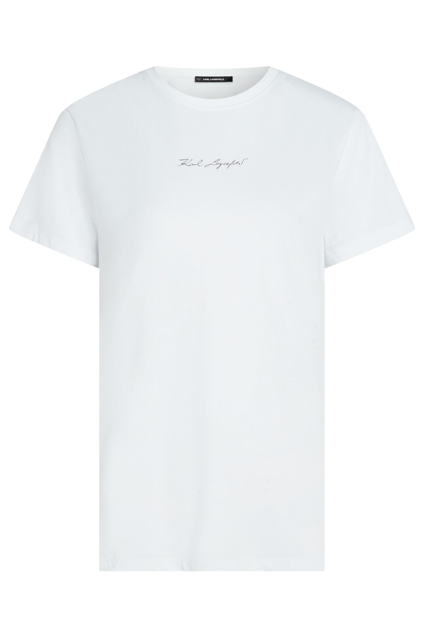 SILVER SIGNATURE T-SHIRT WHITE 1