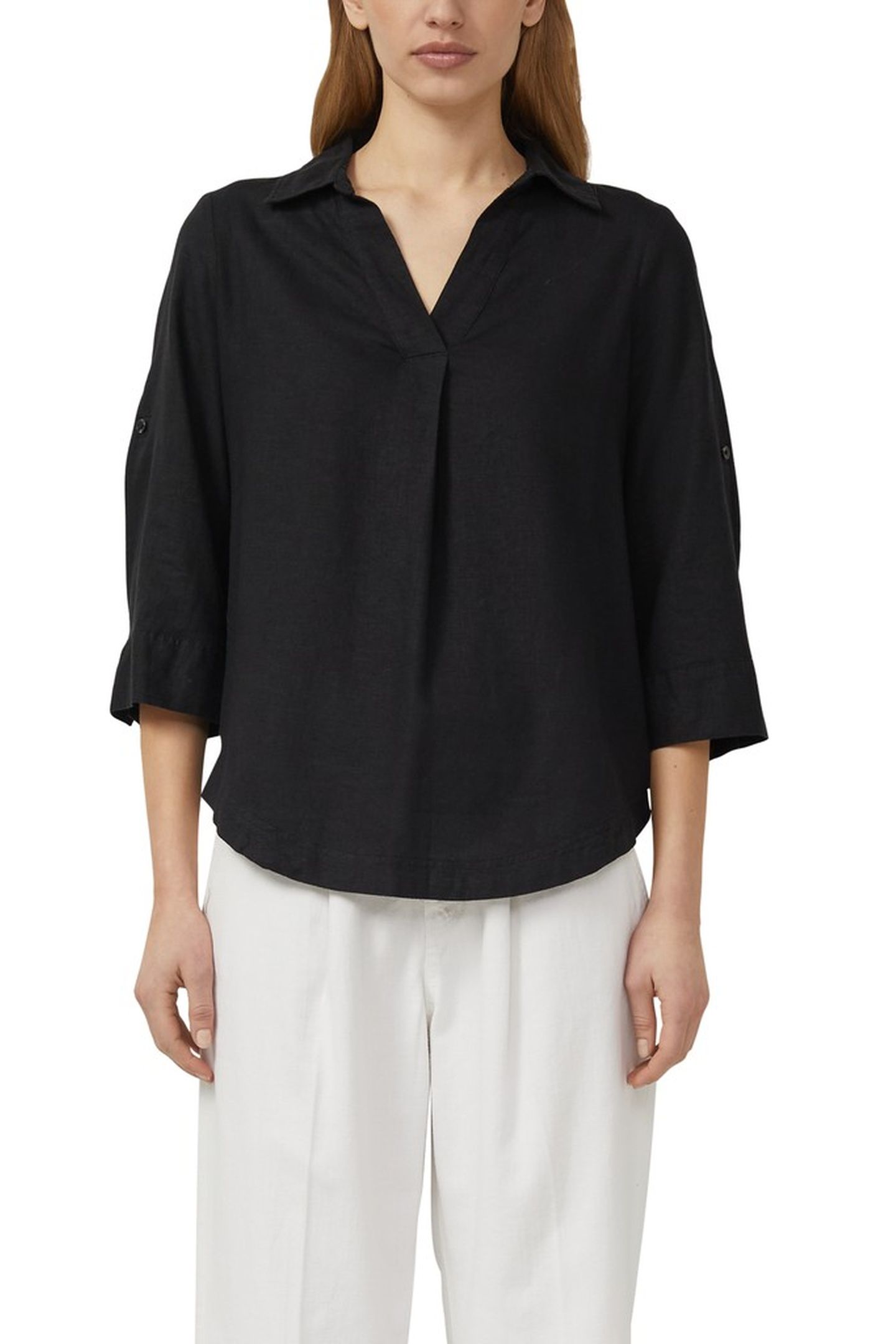 S.OLIVER BLOUSES BLACK 1