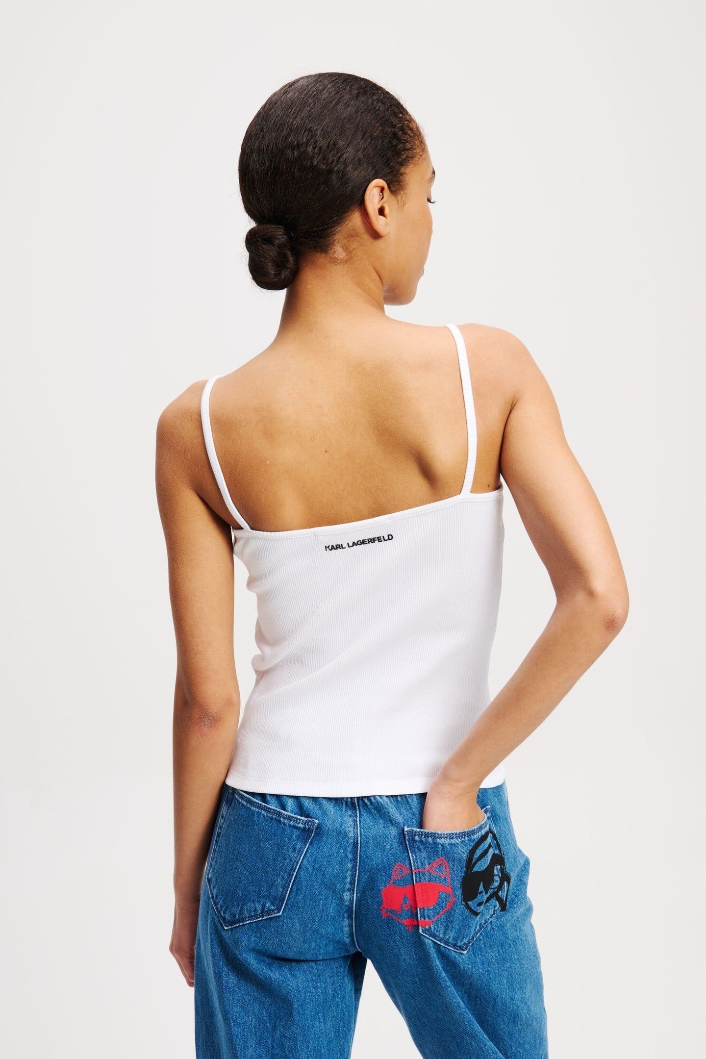IKON PATCH TANK TOP WHITE 3