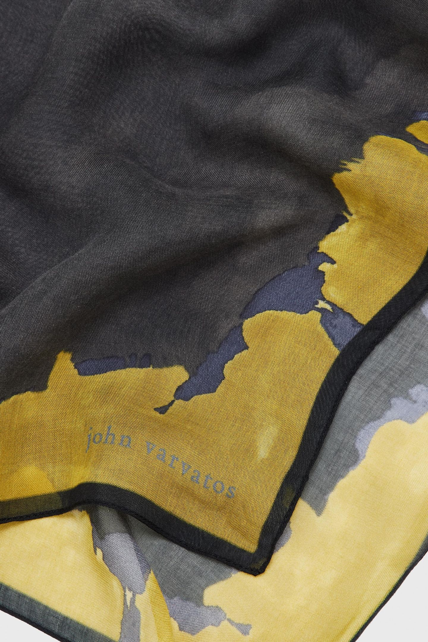 HAND PAINT FRAME BANDANA MUSTARD 3