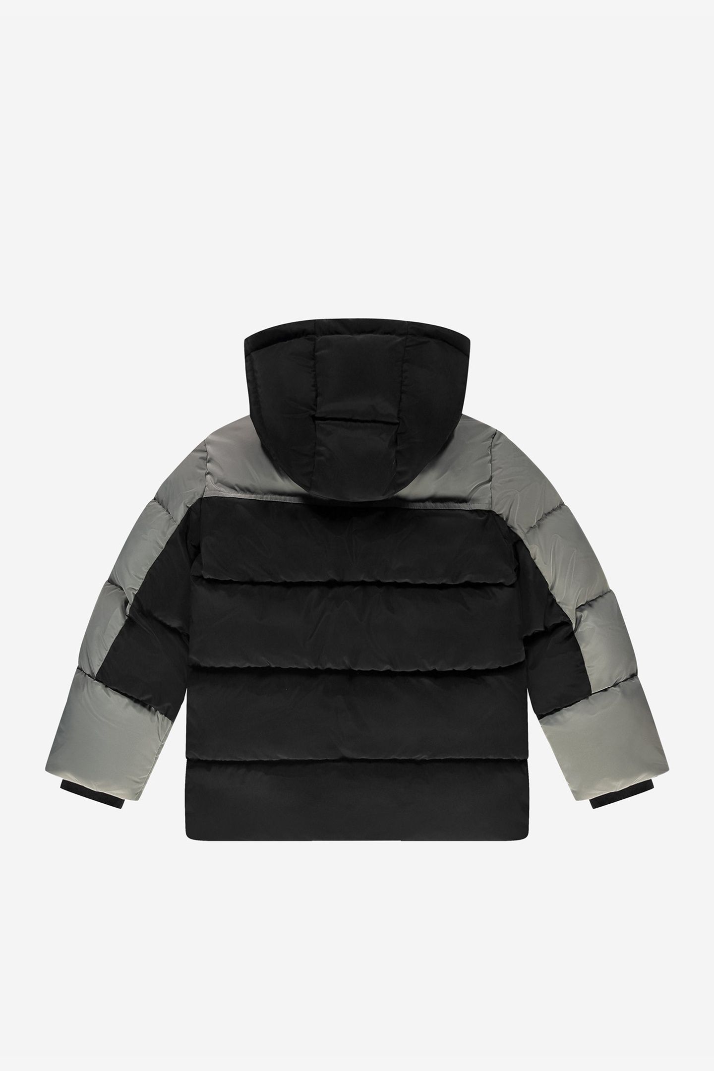 HUXLEE PUFFER JACKET BLACK/GREY 2