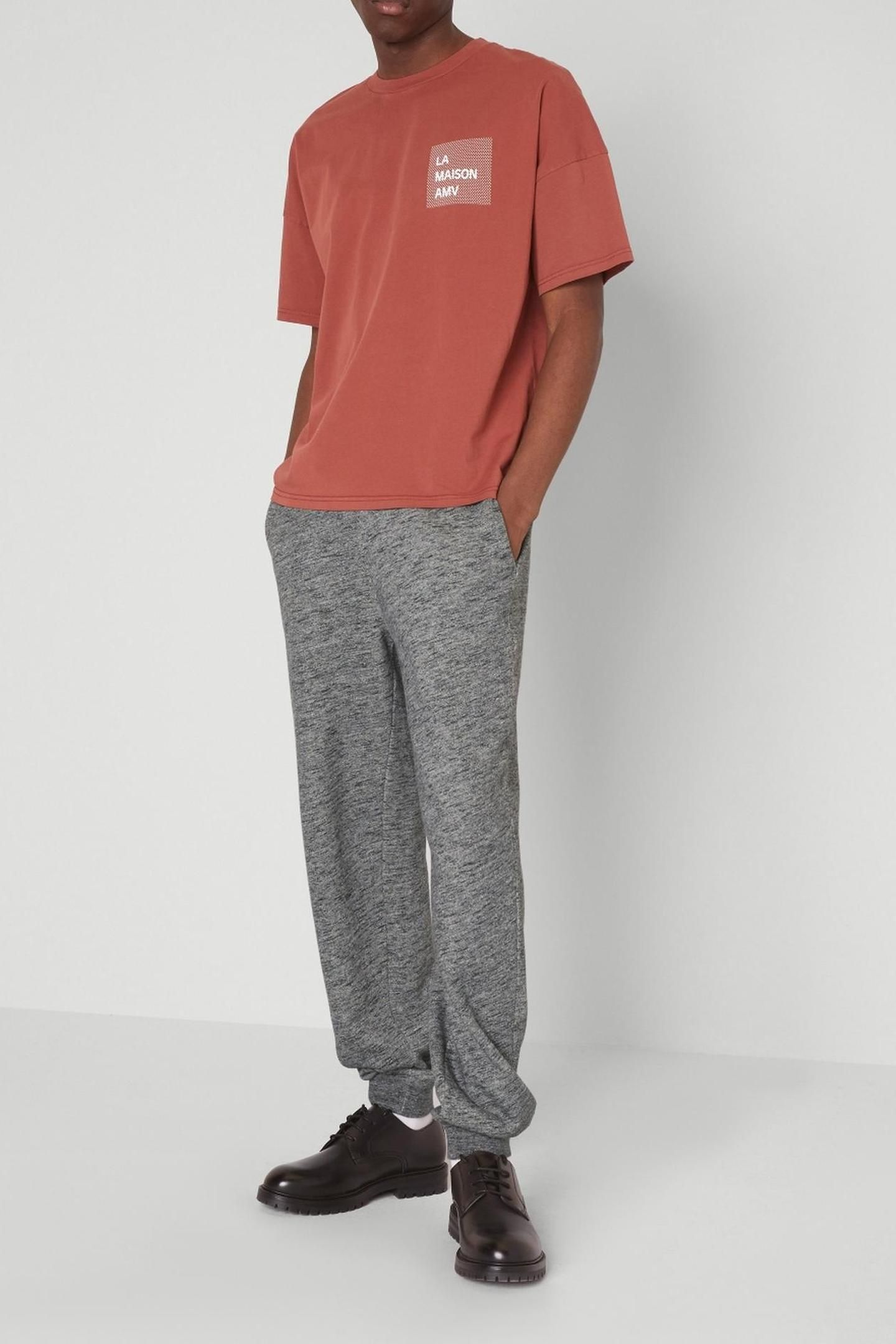 SOWABAY SWEAT PANTS ANTHRACITE CHINE 6