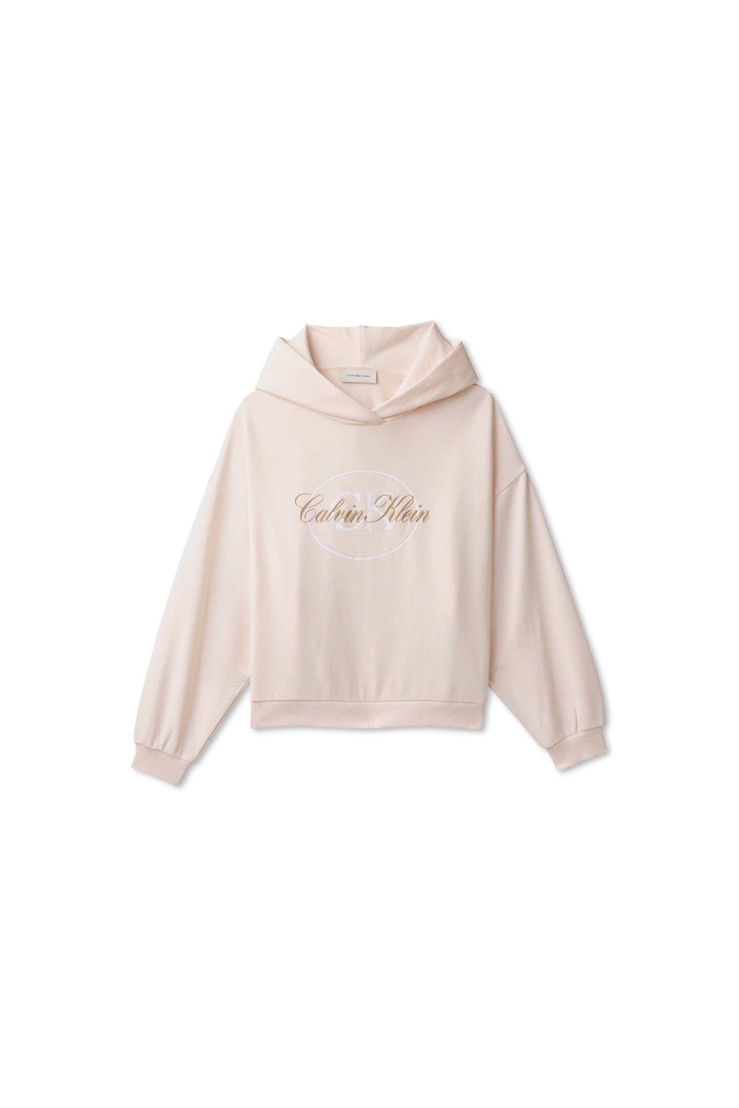 GIRLS CK HOODED SWEATSHIRT PEARL 4
