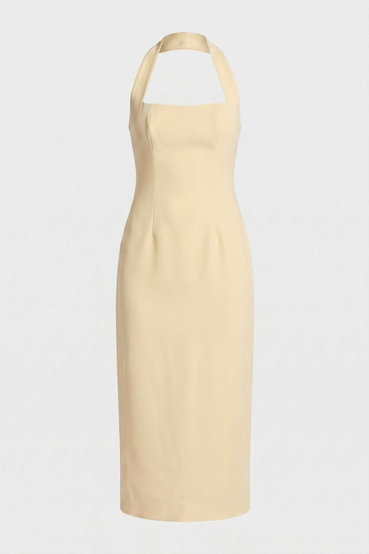 HALTER MIDI DRESS LEMON 6