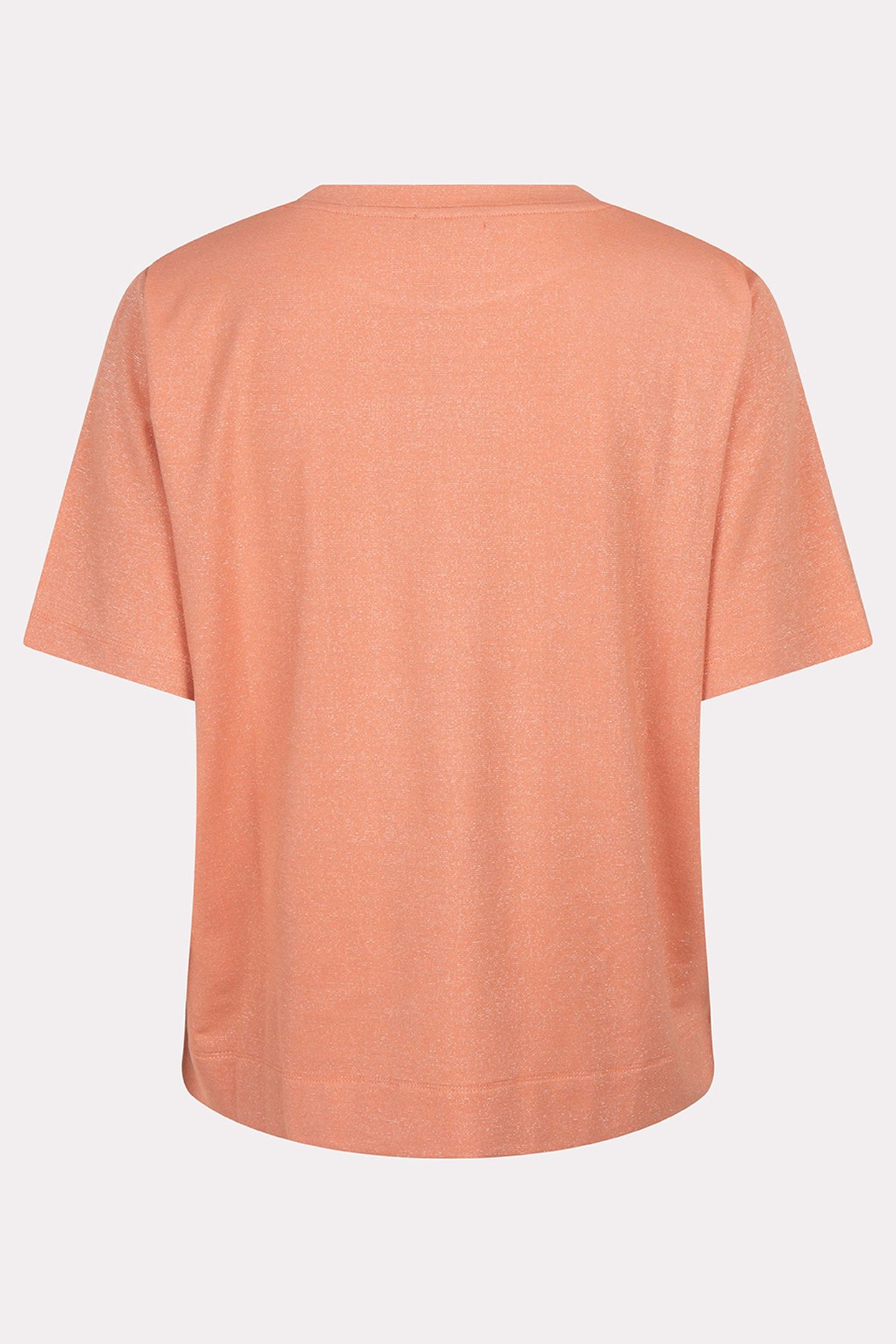 T-SHIRT S/SLVE WIDE FIT LUREX APRICOT 6