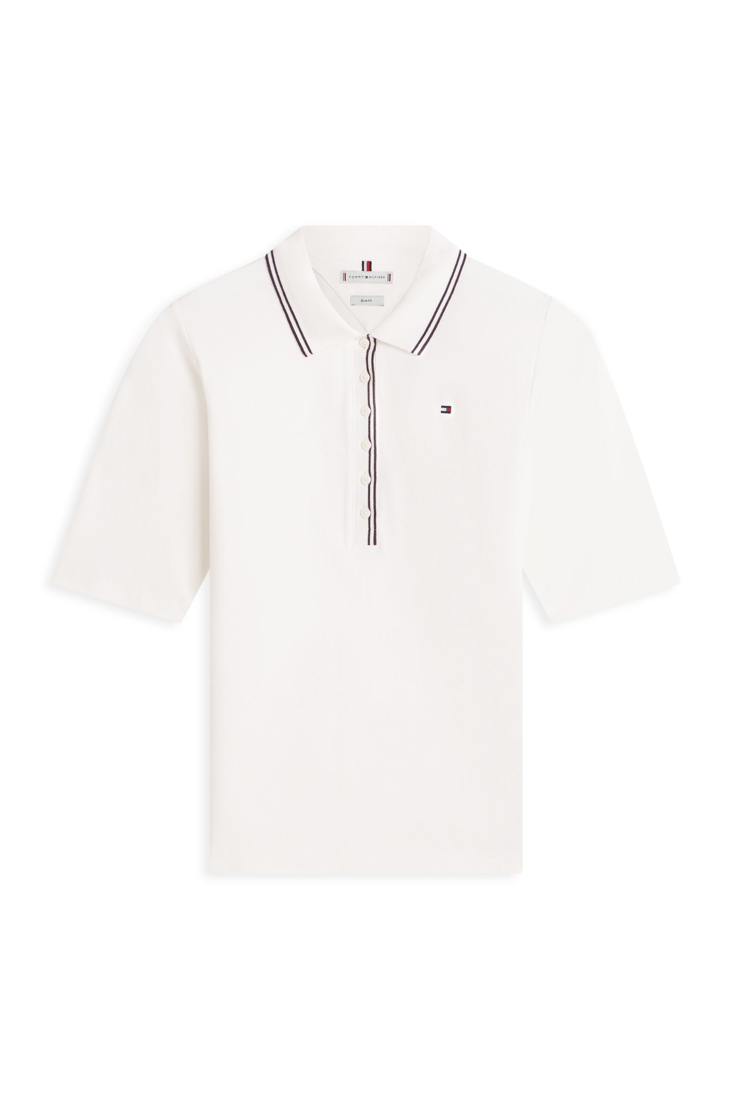 LYOCELL TIPPING SLIM POLO ECRU 4