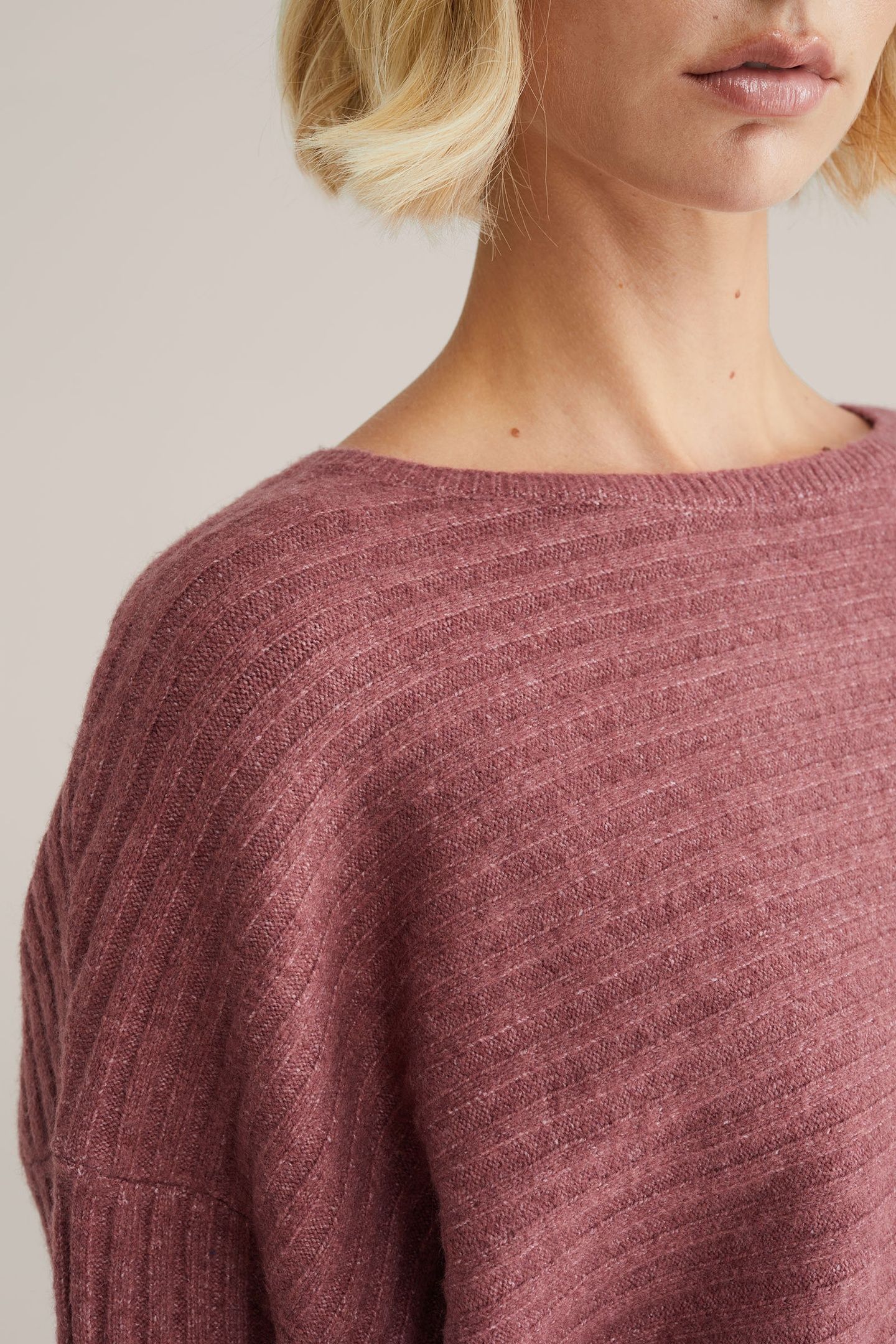 KNITTED PULLOVER LIGHT RED 5