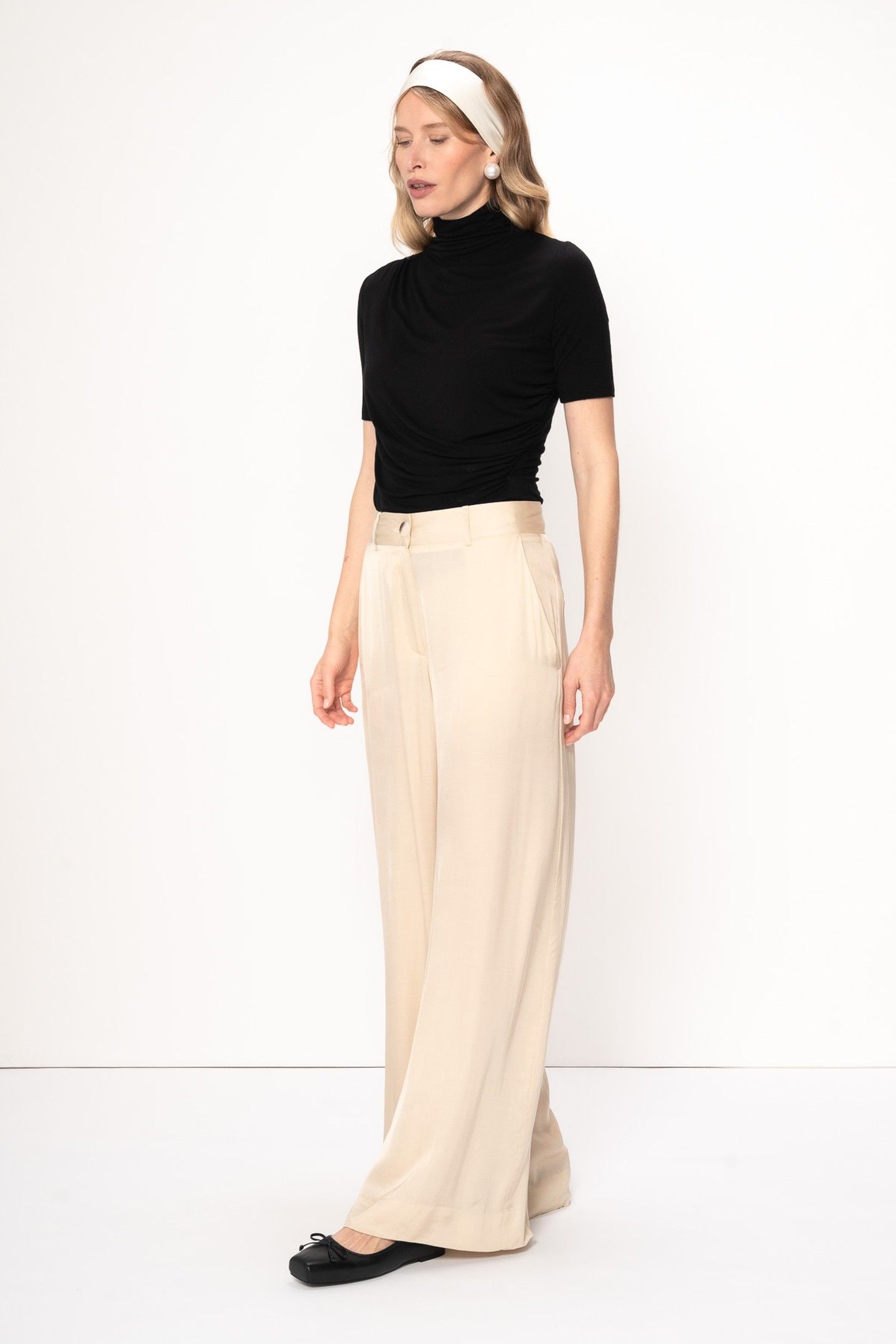 INEZ TROUSERS & DENIM ALMOND 3
