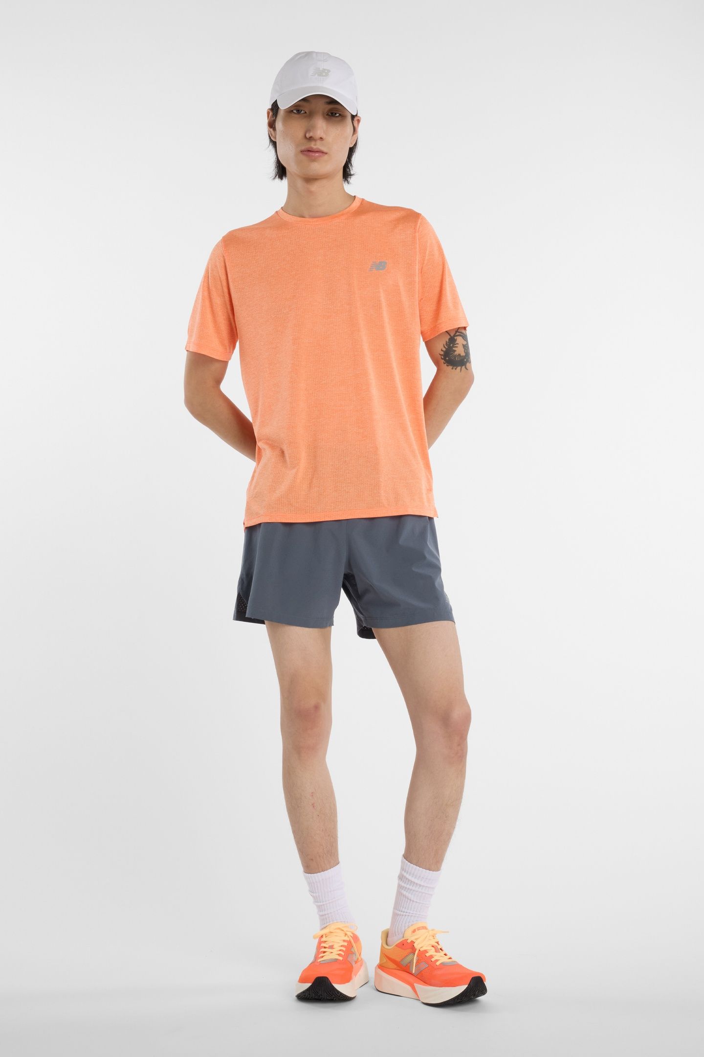 RC ESSENTIAL T-SHIRT TANGERINE HEAT 4
