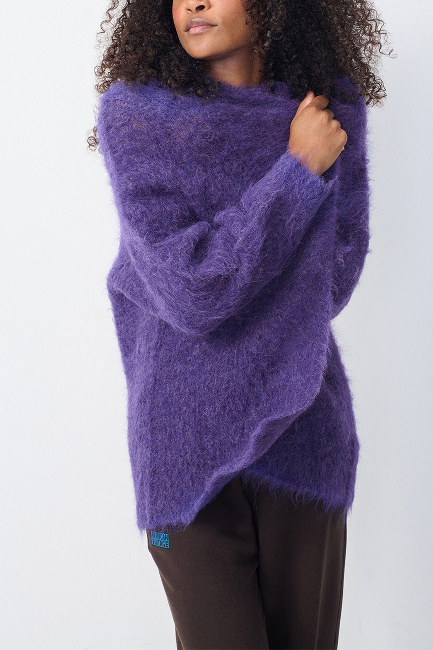 BYMI CARDIGAN VIOLET CHINE 2