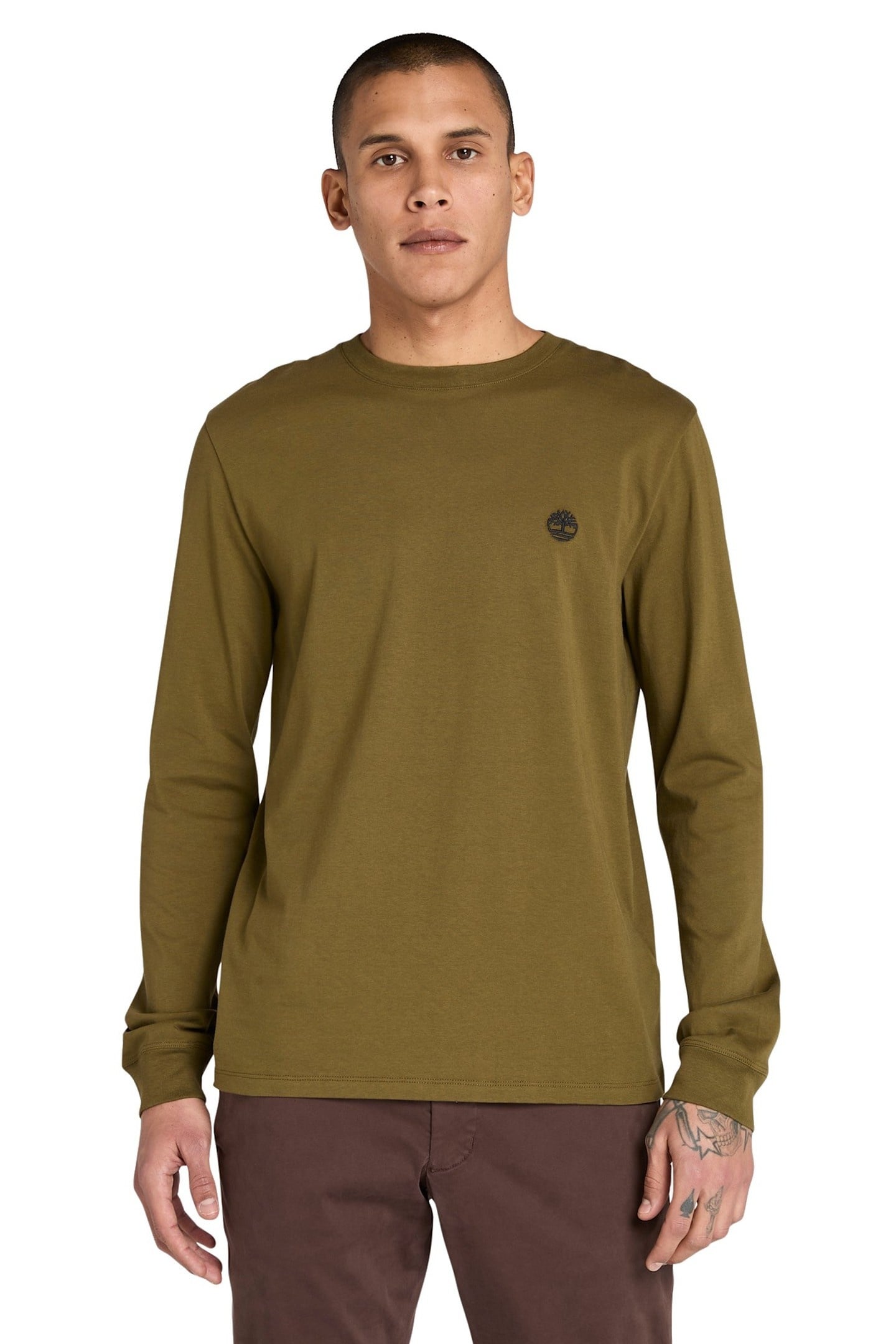 LONG SLEEVE TEE DARK OLIVE 1