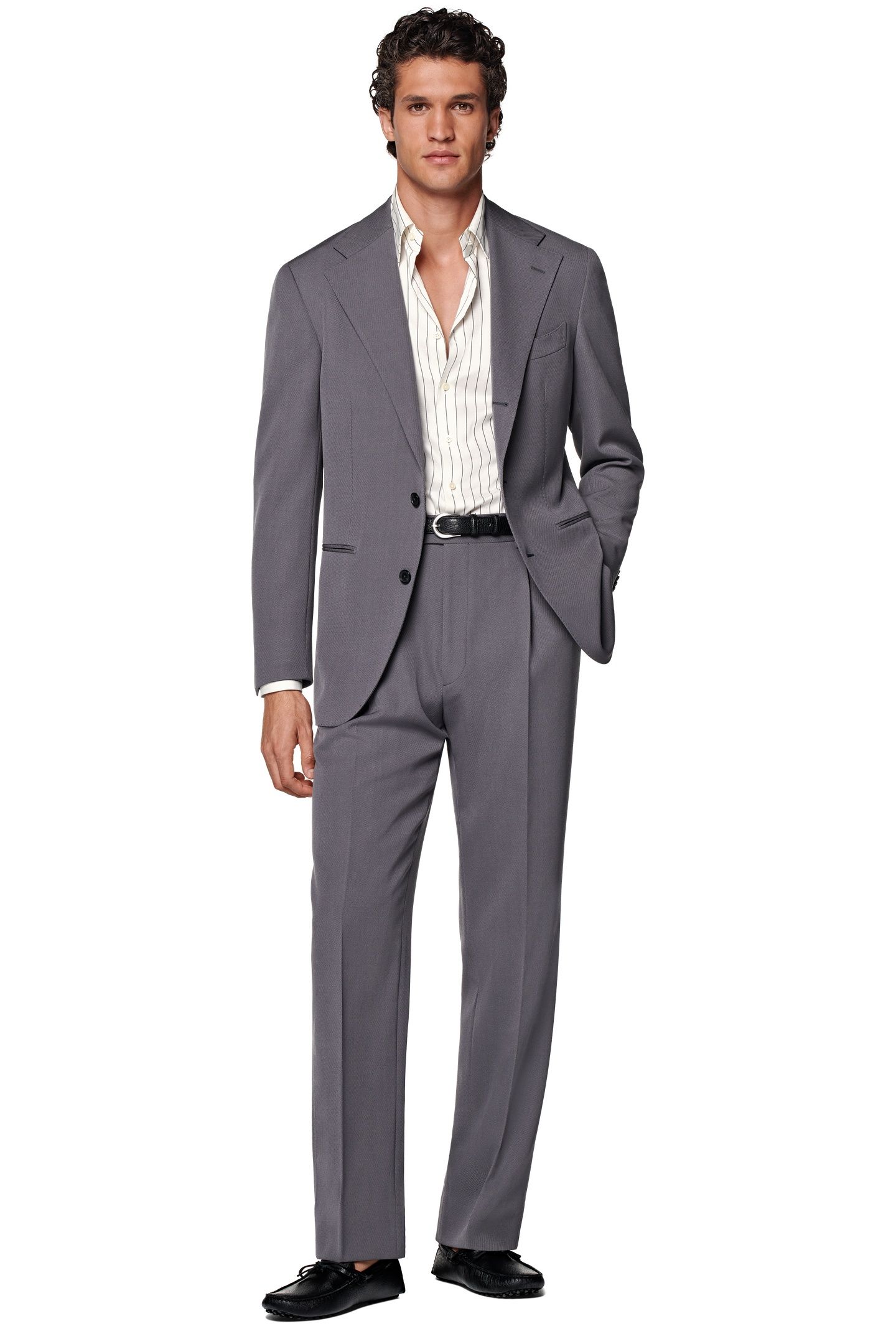 ROMA MID GREY PURE WOOL NESTED SUITS MID GREY 1